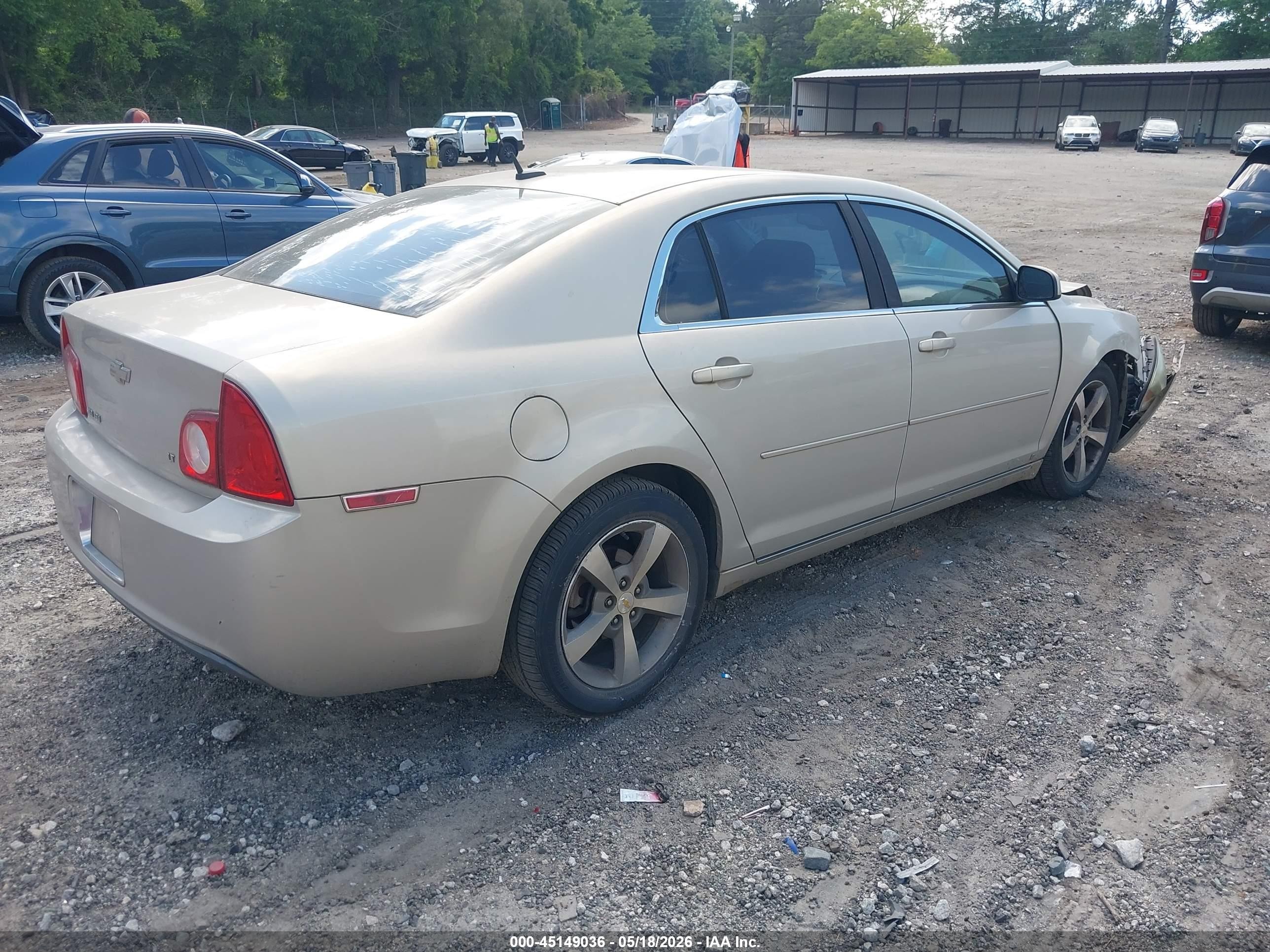 2009 Chevrolet Malibu Lt Gold vin: 1G1ZJ57B19F213809