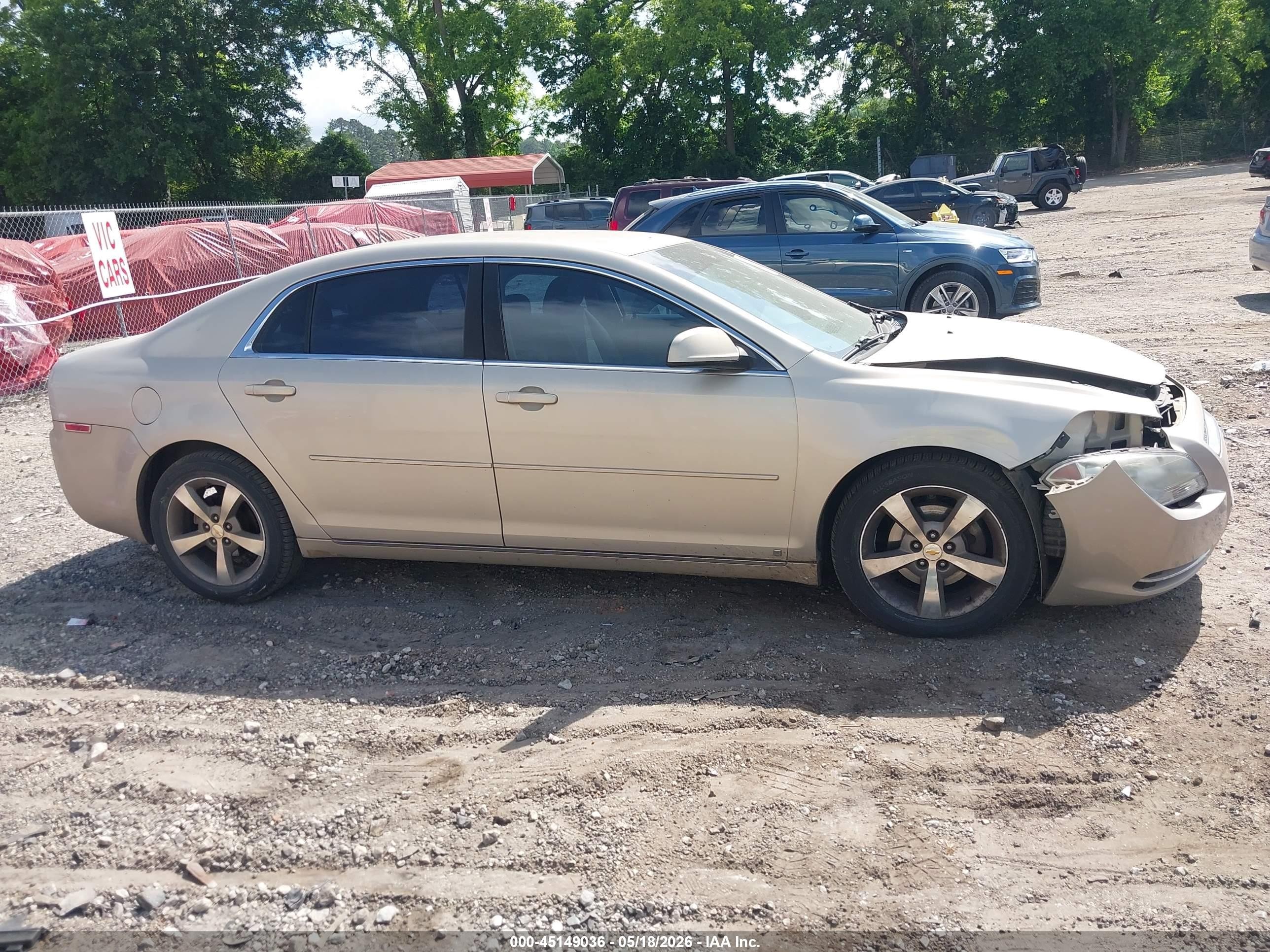 2009 Chevrolet Malibu Lt Gold vin: 1G1ZJ57B19F213809