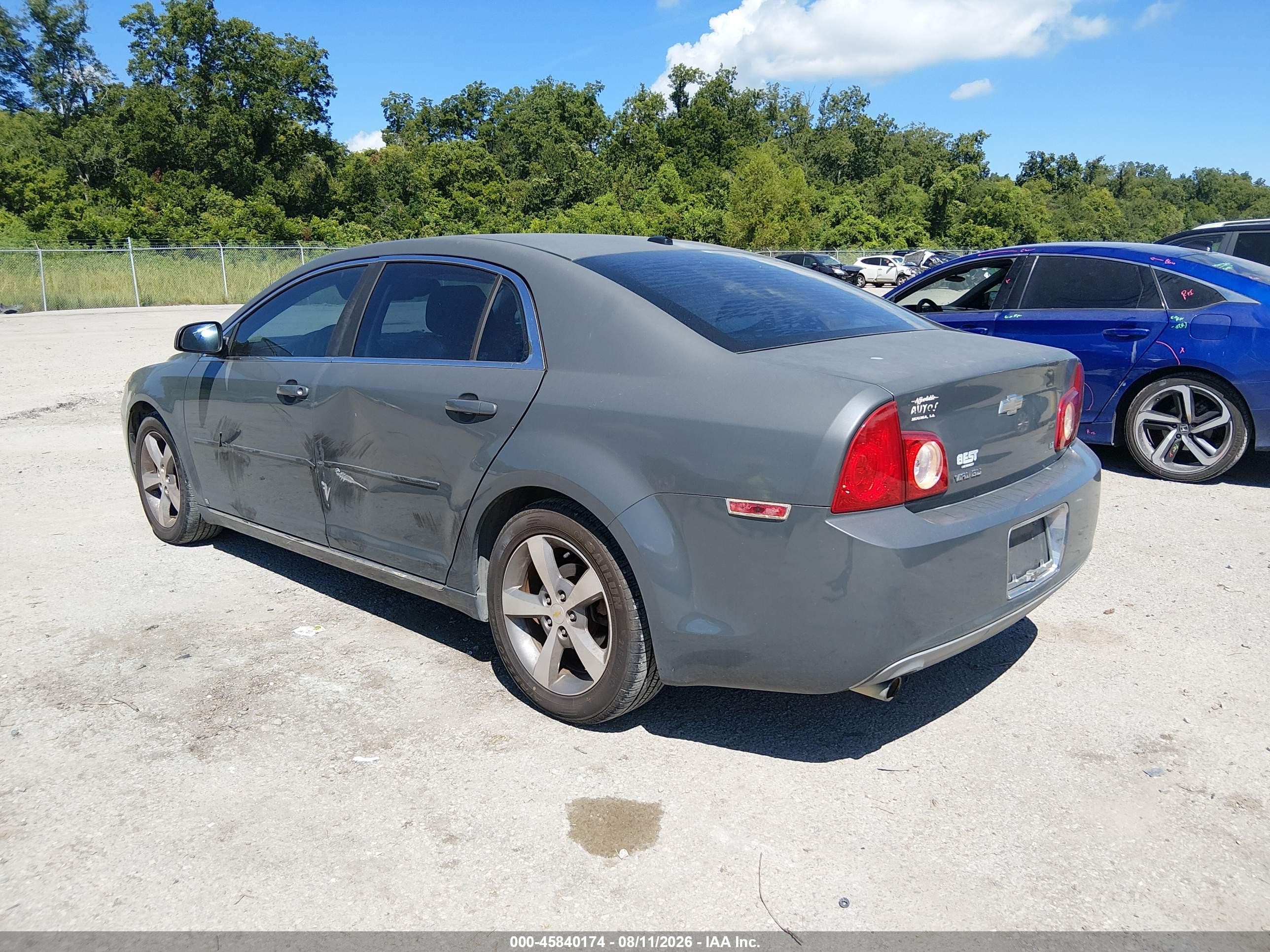 2009 Chevrolet Malibu Lt Gray vin: 1G1ZJ57B29F201040