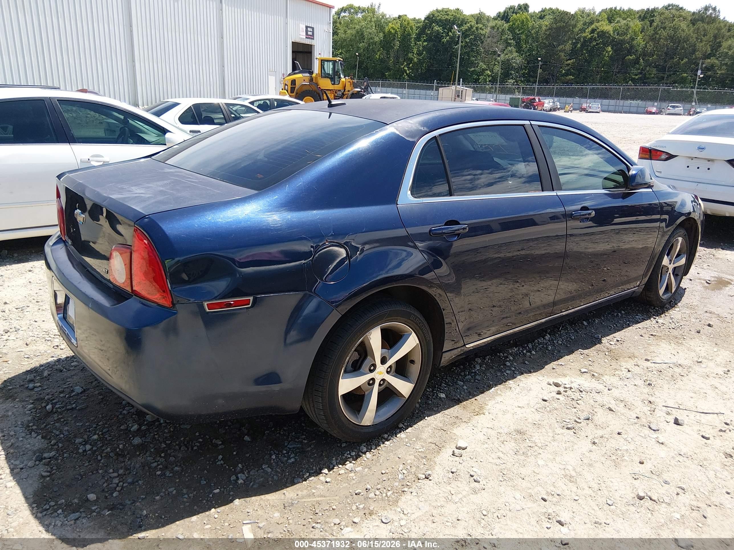 2009 Chevrolet Malibu Lt Blue vin: 1G1ZJ57B494212911