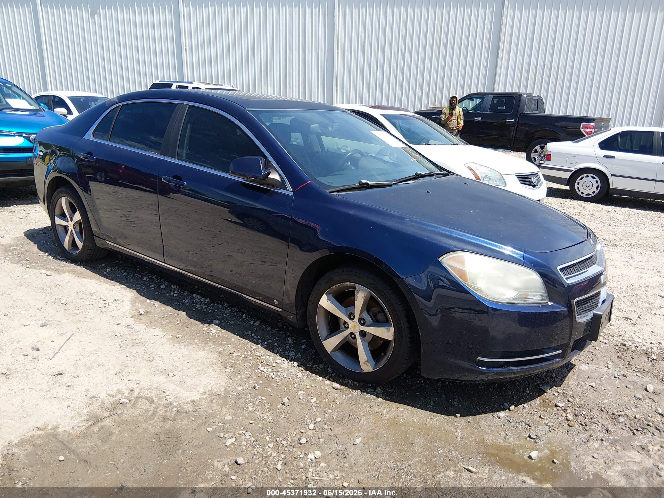 2009 Chevrolet Malibu Lt Blue vin: 1G1ZJ57B494212911