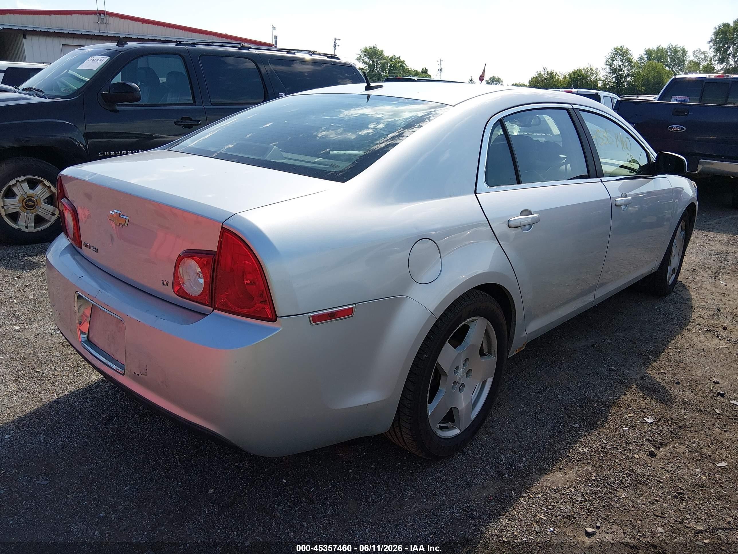 2009 Chevrolet Malibu Lt Silver vin: 1G1ZJ57B49F107967