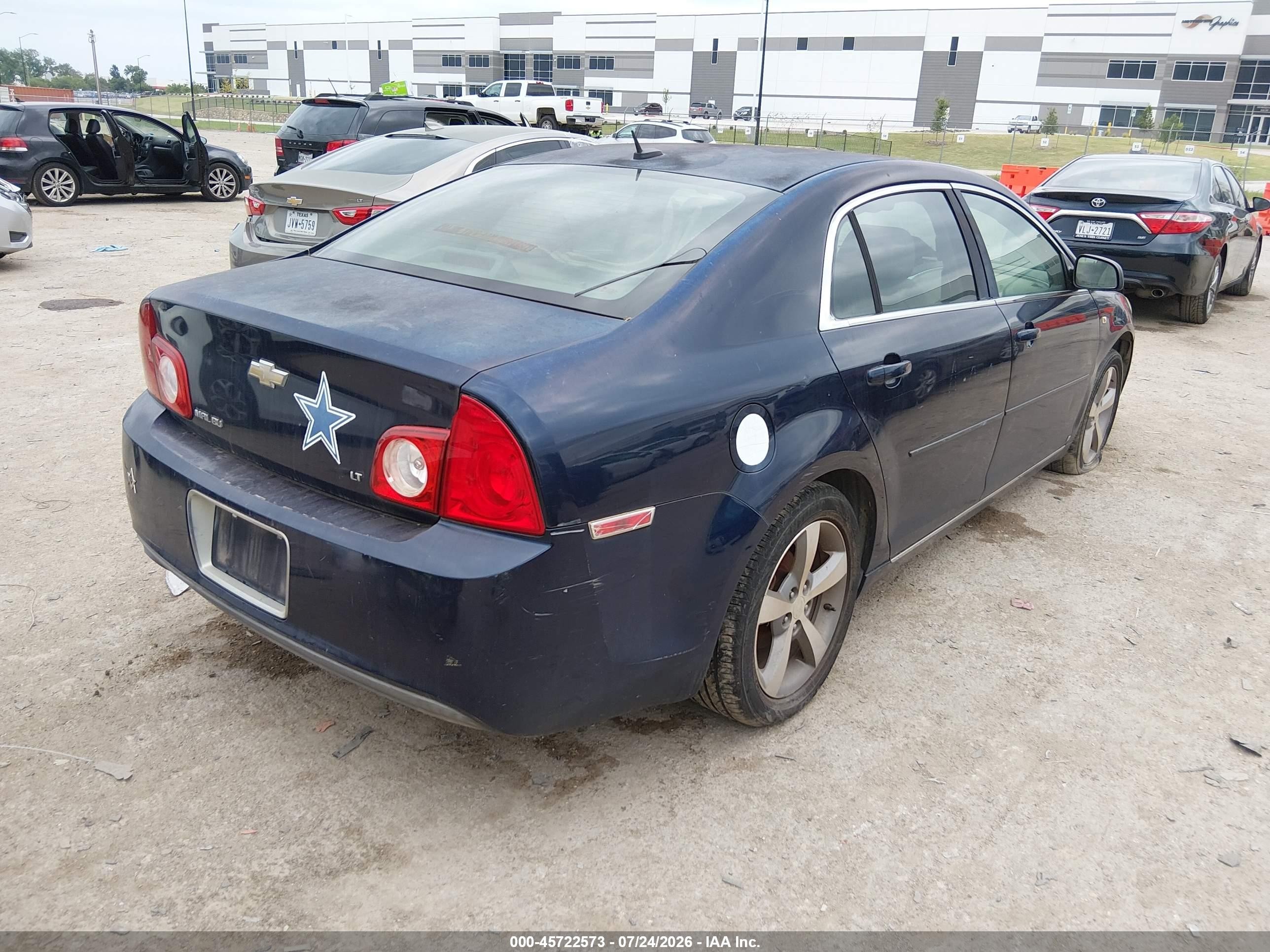2008 Chevrolet Malibu Lt W/2lt Blue vin: 1G1ZJ57B58F292755