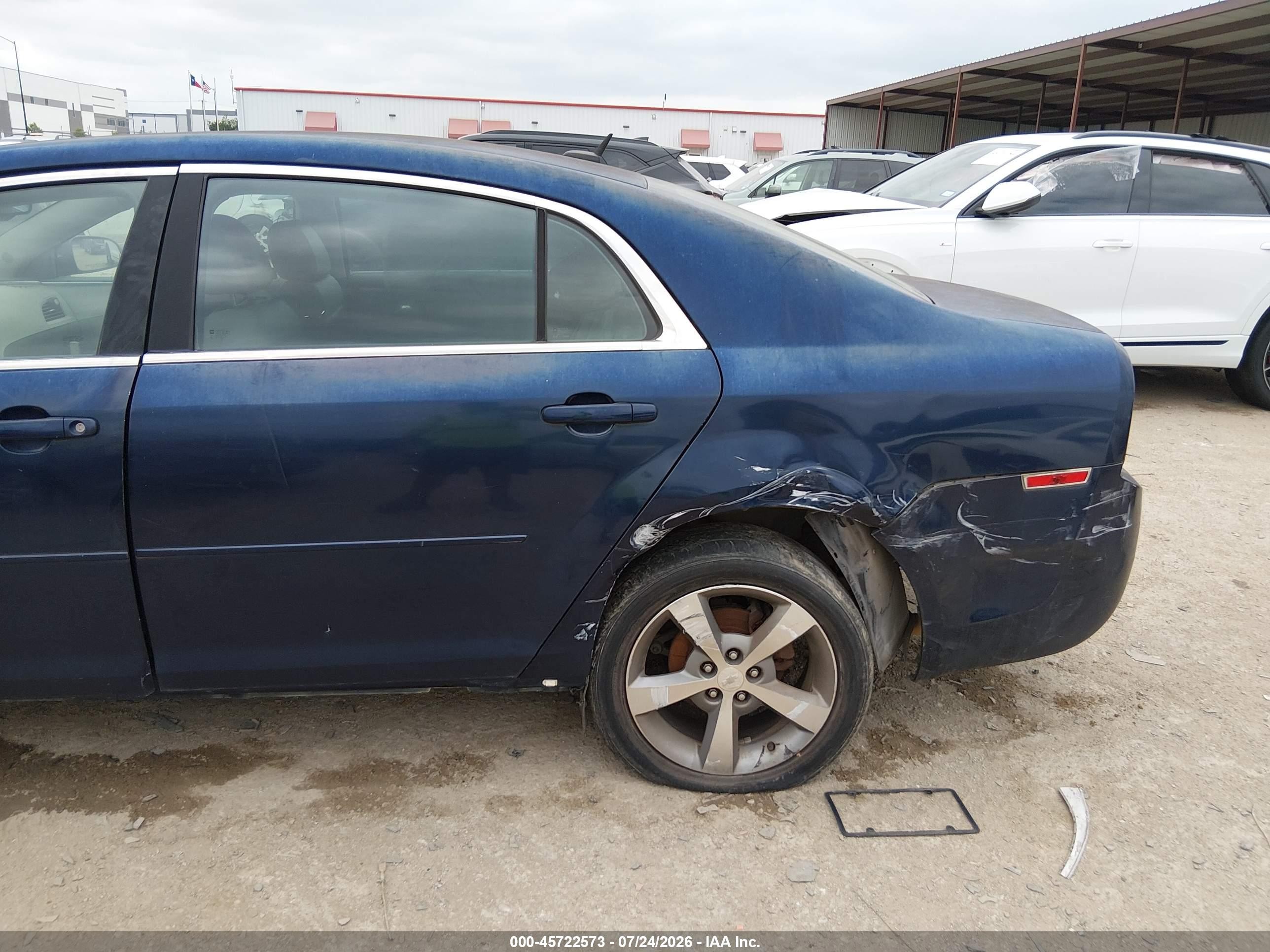 2008 Chevrolet Malibu Lt W/2lt Blue vin: 1G1ZJ57B58F292755