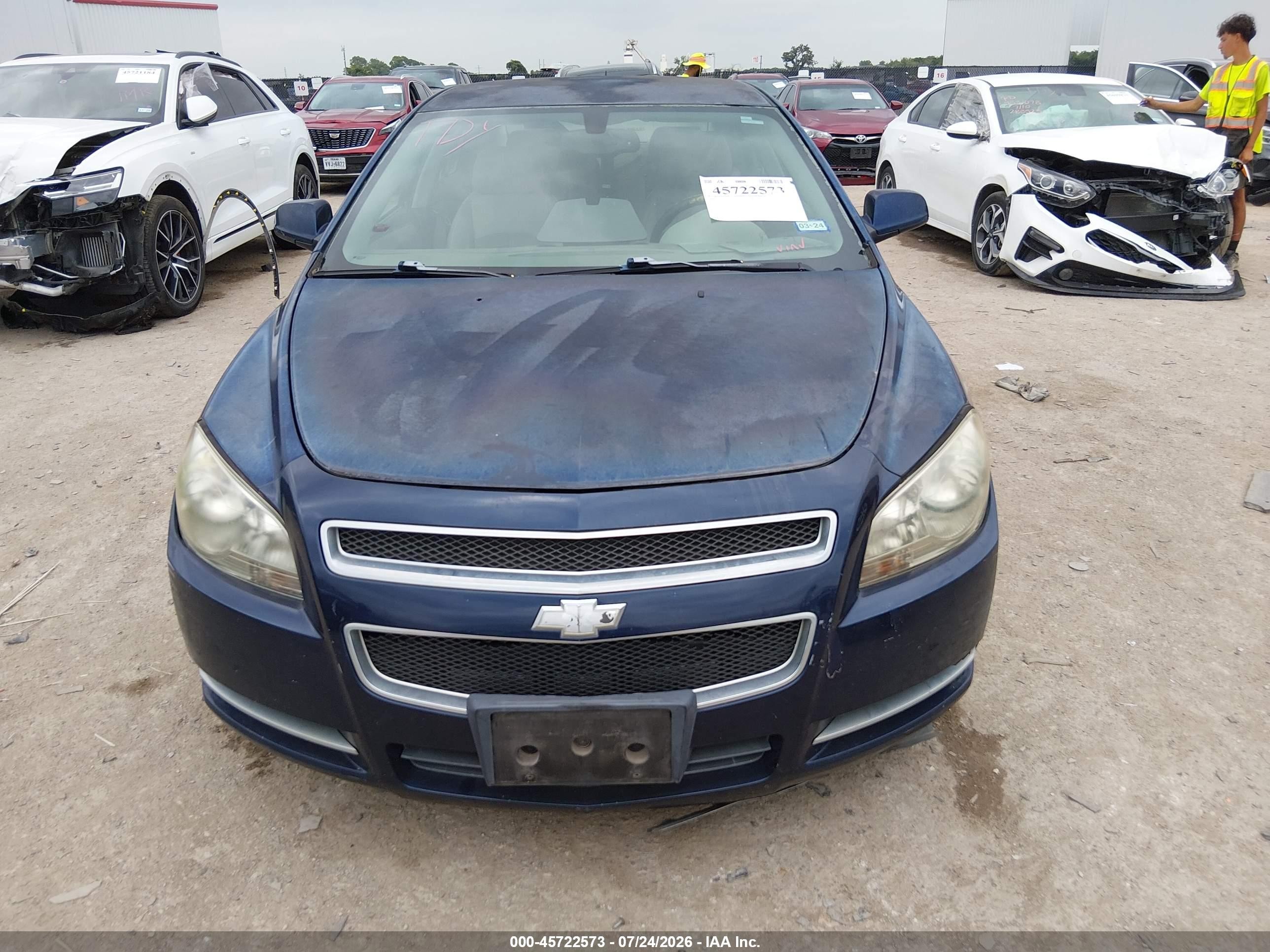 2008 Chevrolet Malibu Lt W/2lt Blue vin: 1G1ZJ57B58F292755