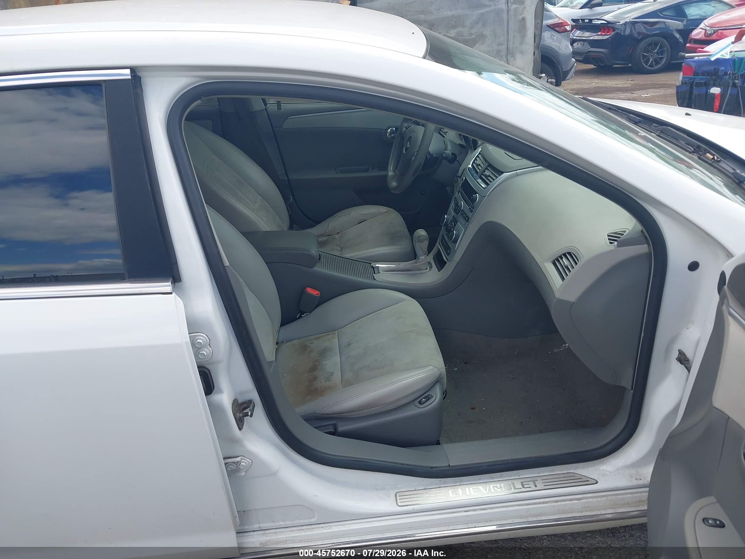 2009 Chevrolet Malibu Lt Белый vin: 1G1ZJ57B594242970