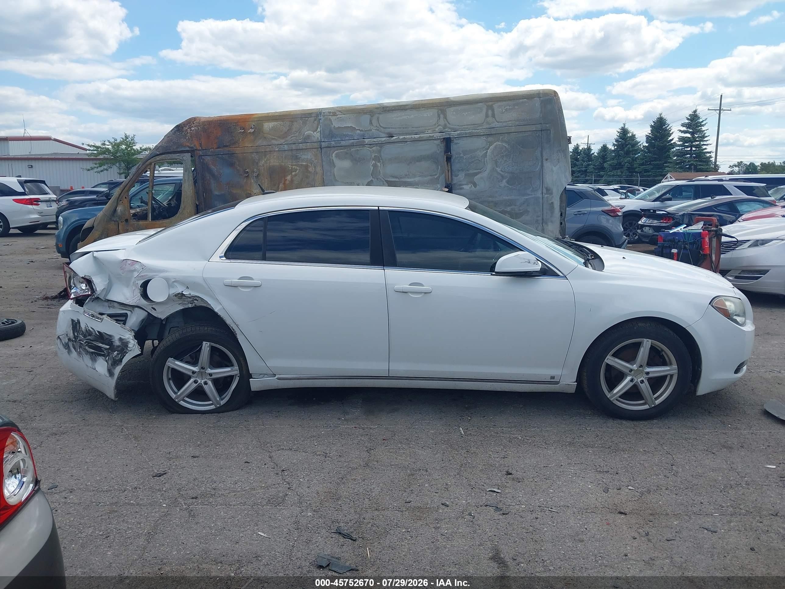 2009 Chevrolet Malibu Lt Белый vin: 1G1ZJ57B594242970