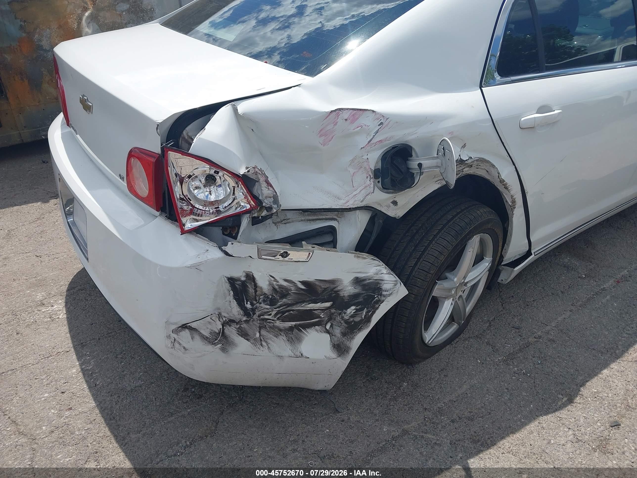 2009 Chevrolet Malibu Lt Белый vin: 1G1ZJ57B594242970