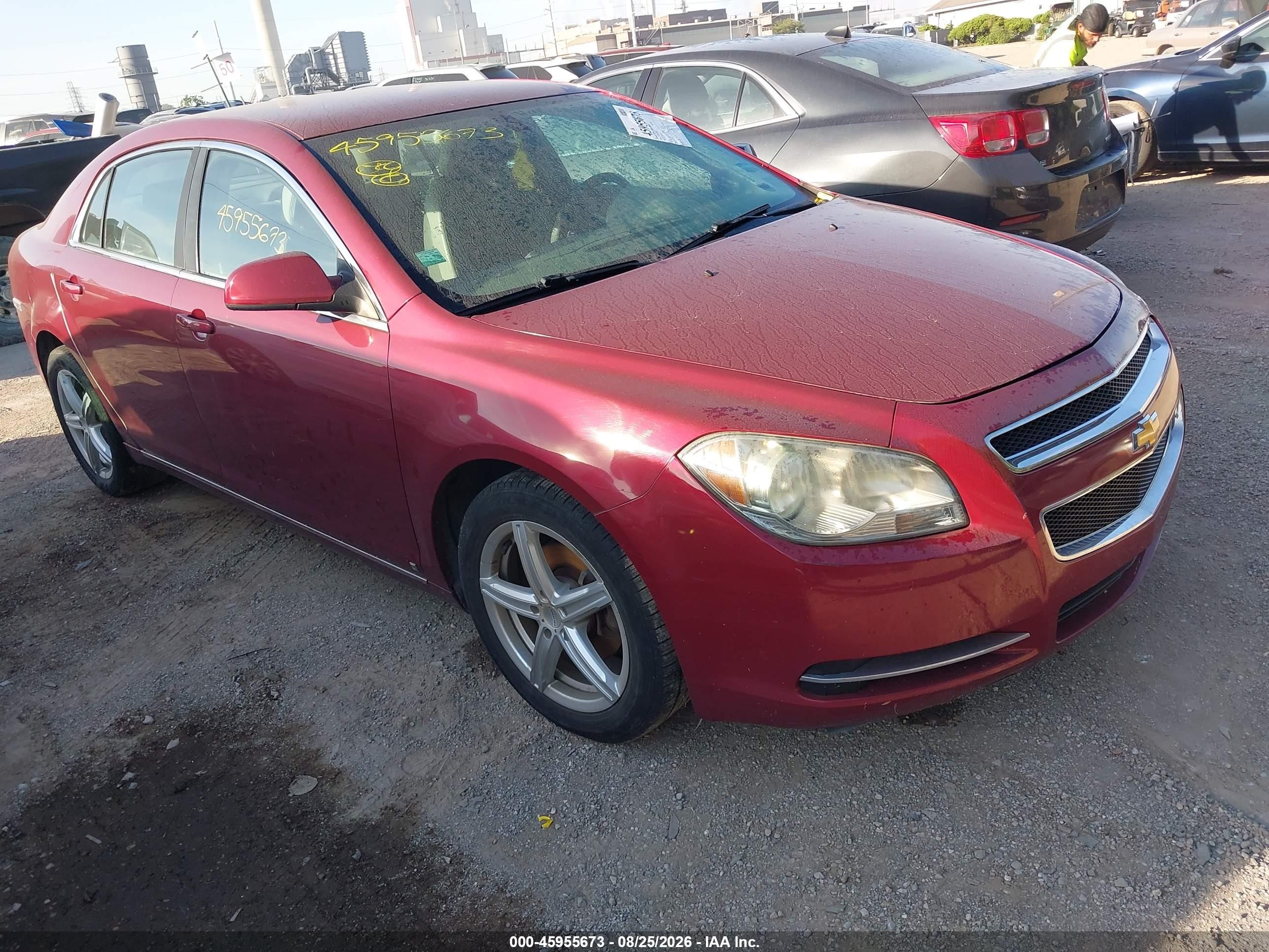 2009 Chevrolet Malibu Lt Красный vin: 1G1ZJ57B69F236308