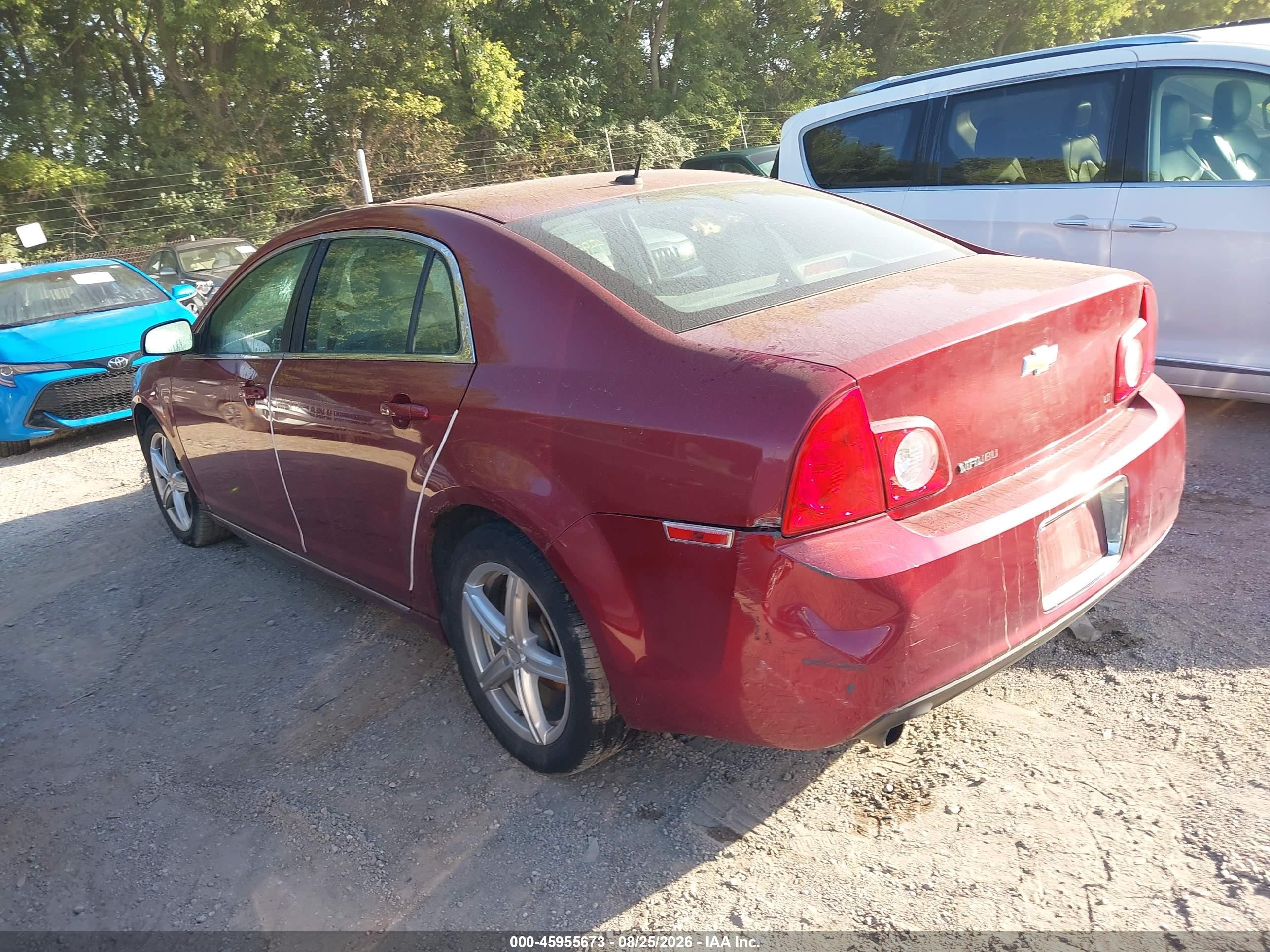 2009 Chevrolet Malibu Lt Красный vin: 1G1ZJ57B69F236308