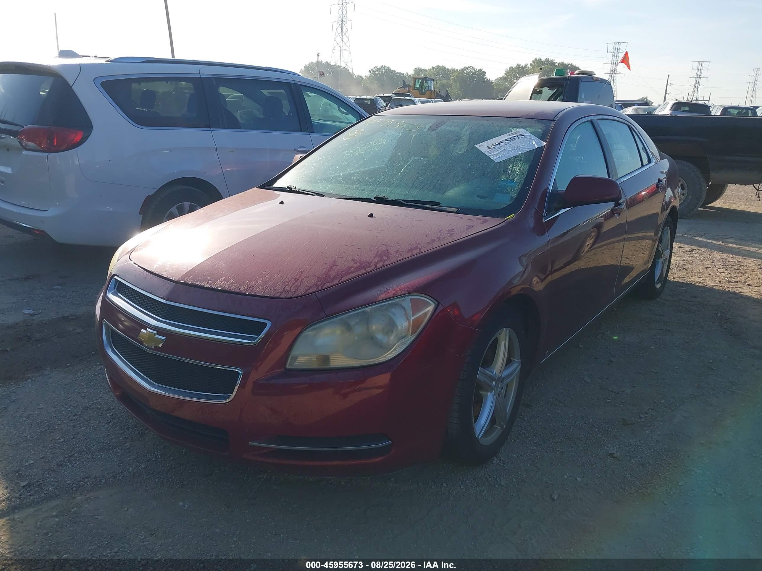2009 Chevrolet Malibu Lt Красный vin: 1G1ZJ57B69F236308