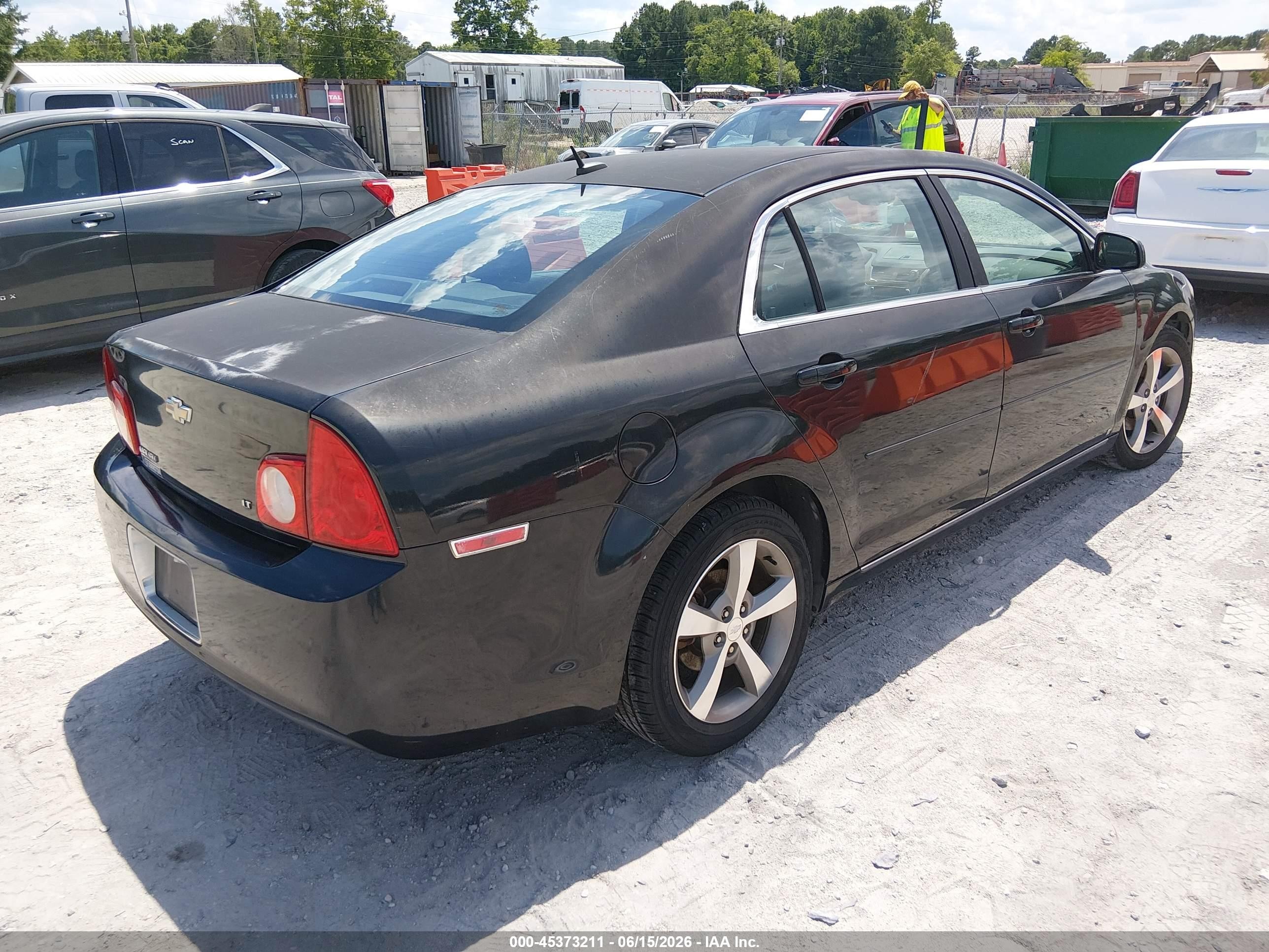 2009 Chevrolet Malibu Lt Black vin: 1G1ZJ57B794131384