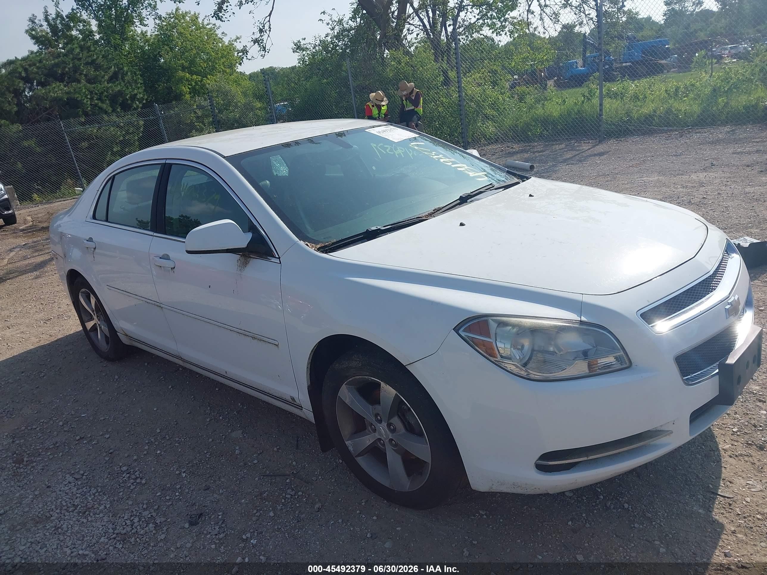 2009 Chevrolet Malibu Lt White vin: 1G1ZJ57B794138643