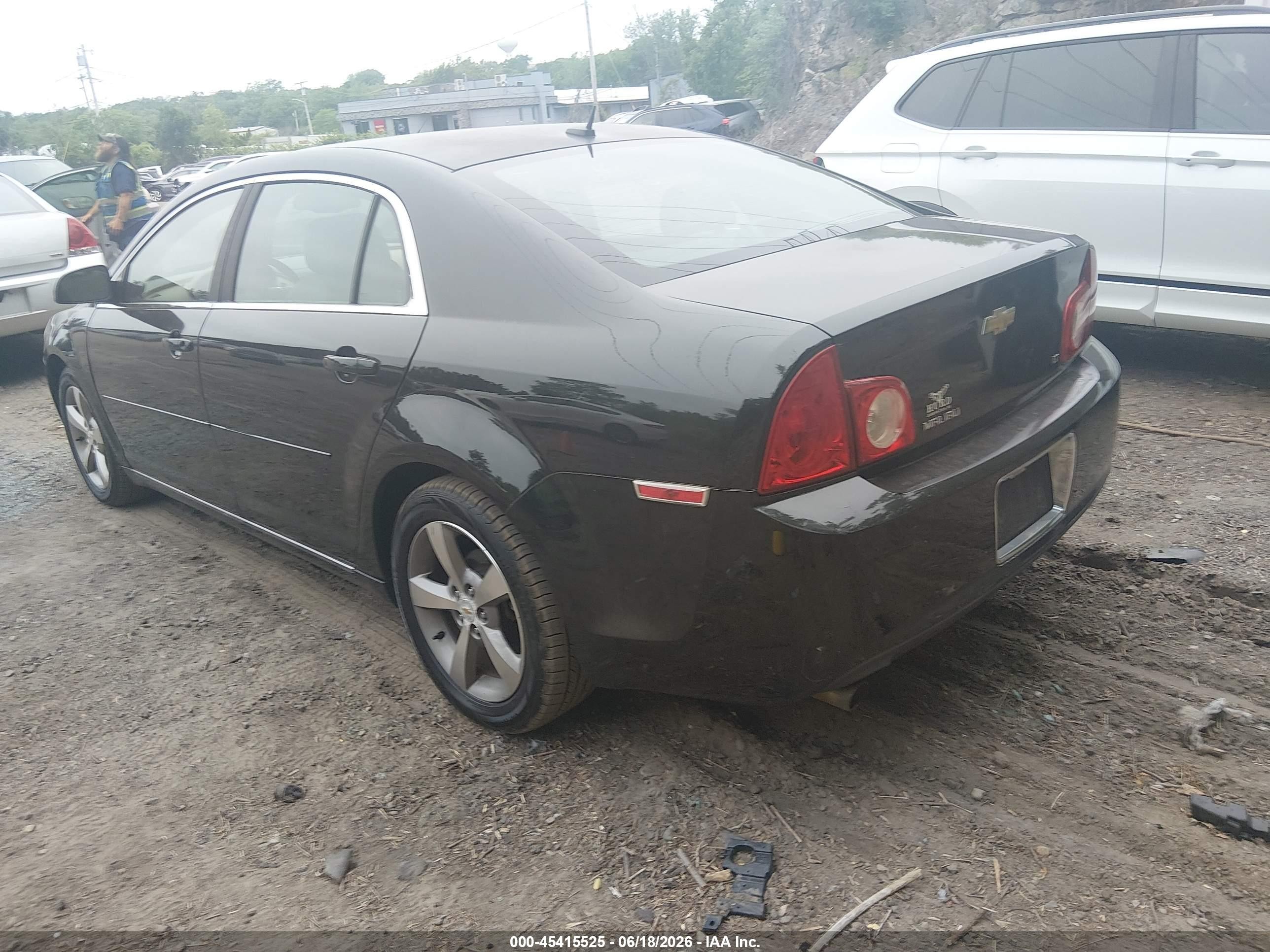 2009 Chevrolet Malibu Lt Black vin: 1G1ZJ57B894176009