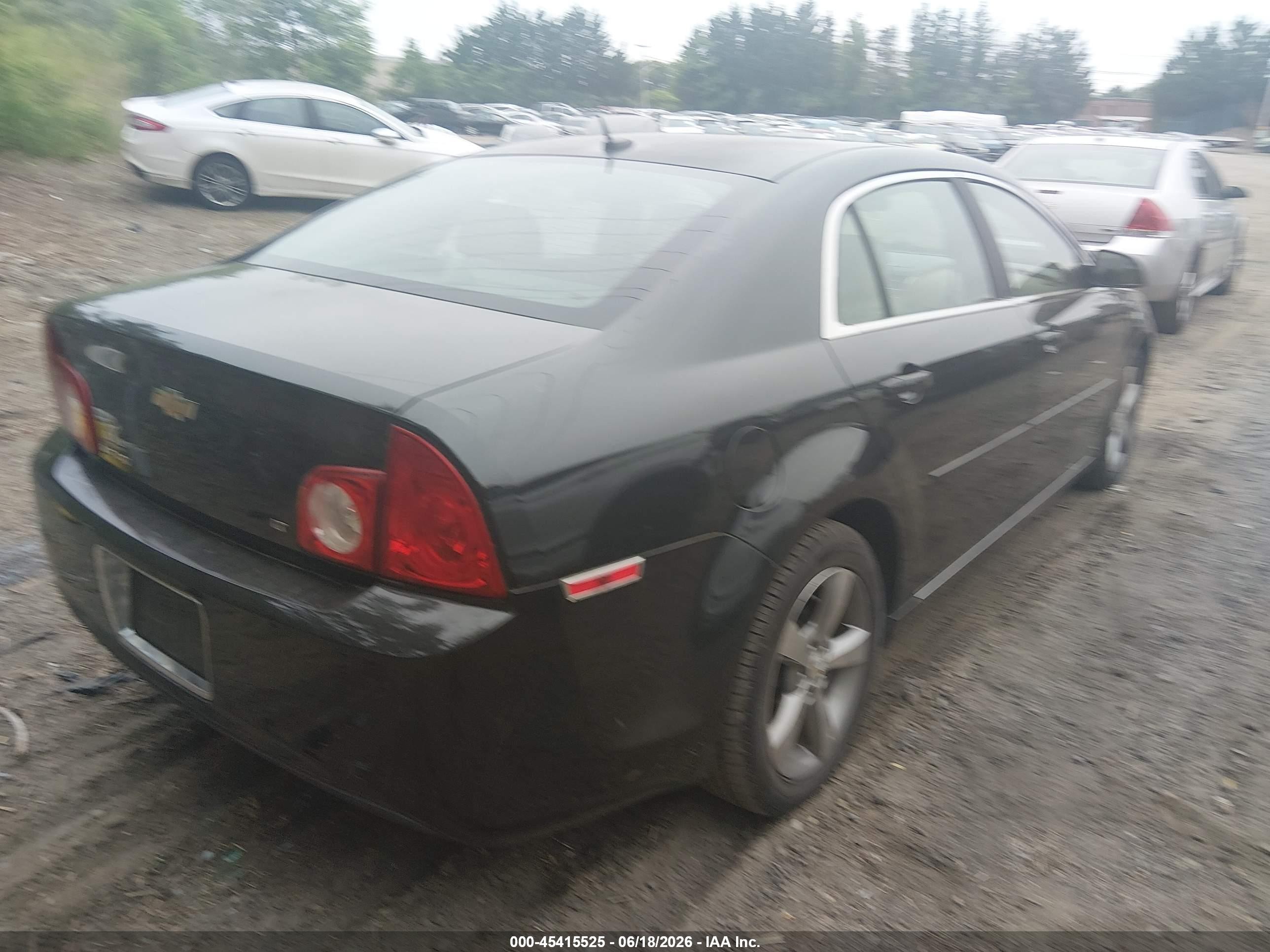 2009 Chevrolet Malibu Lt Black vin: 1G1ZJ57B894176009