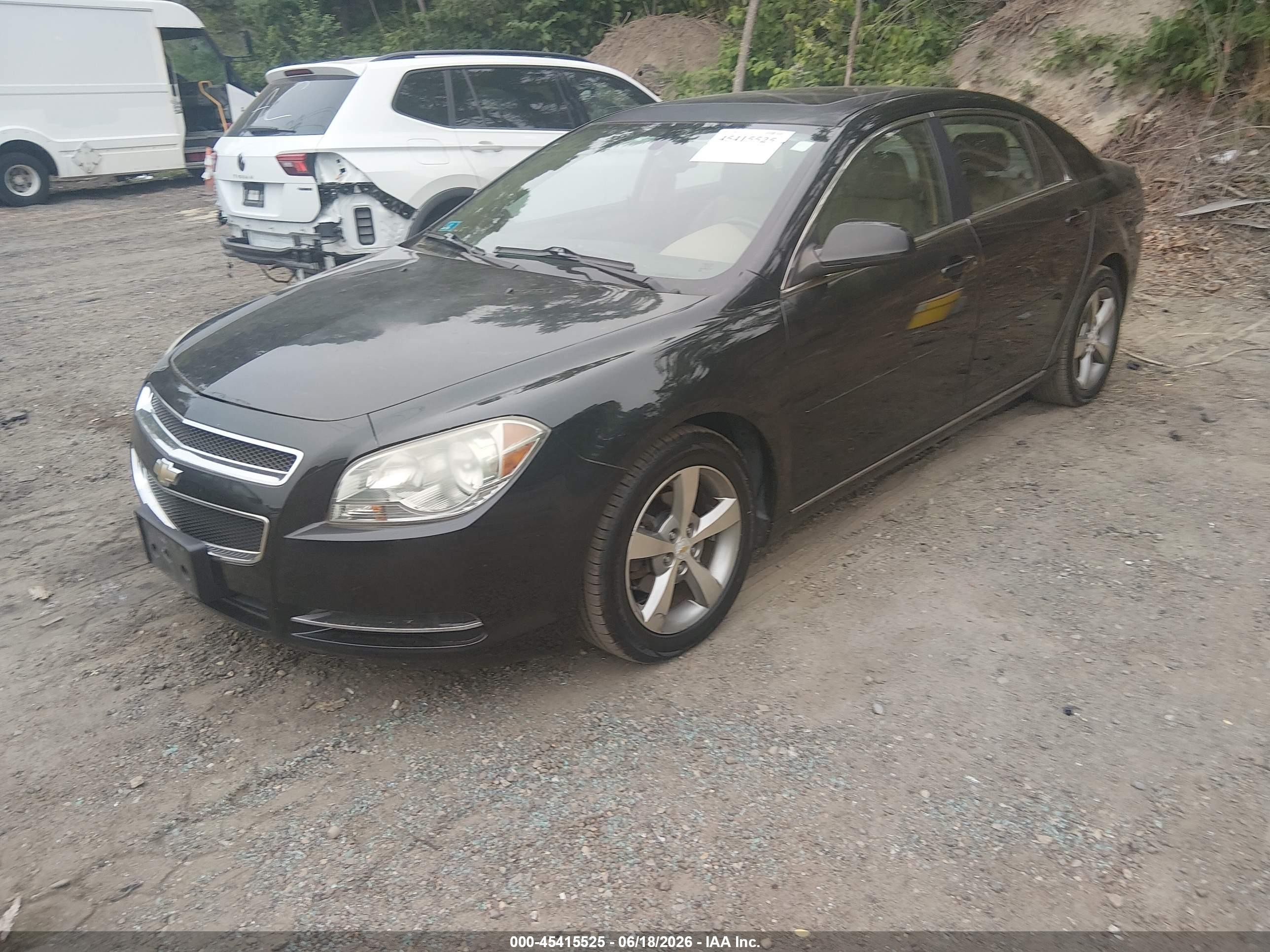 2009 Chevrolet Malibu Lt Black vin: 1G1ZJ57B894176009