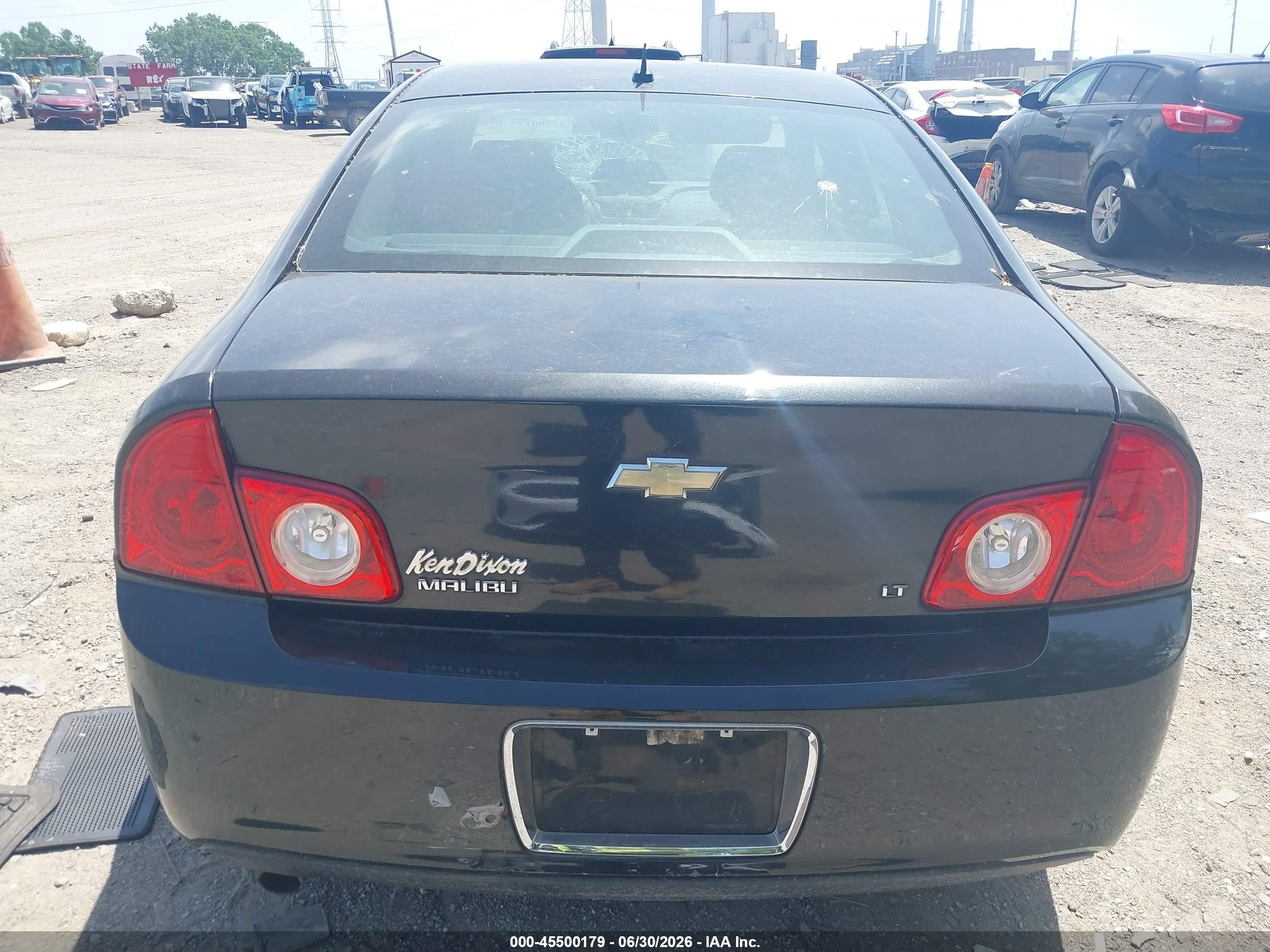 2009 Chevrolet Malibu Lt Black vin: 1G1ZJ57B994218932