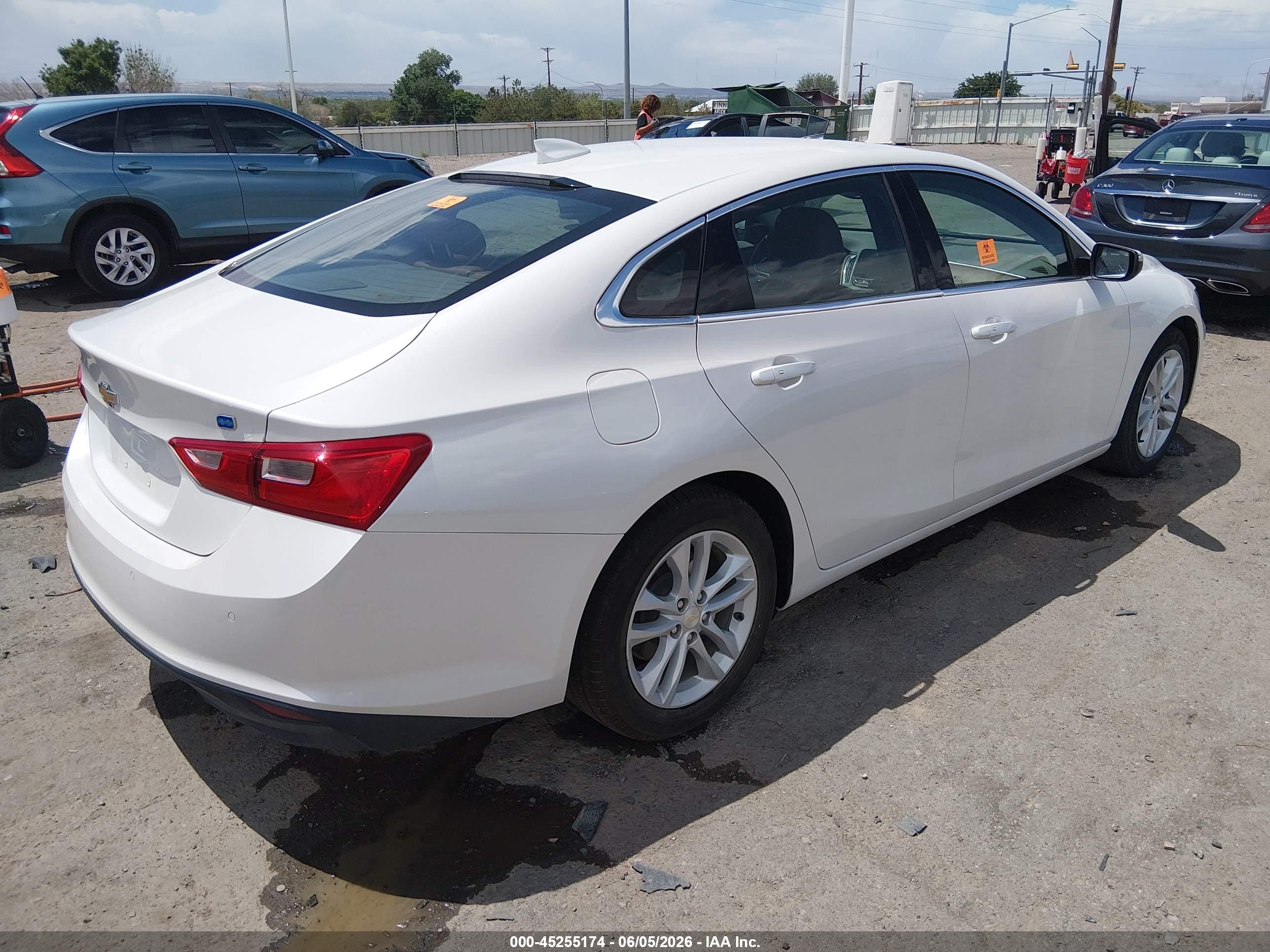 2016 Chevrolet Malibu Hybrid White vin: 1G1ZJ5SU2GF246775