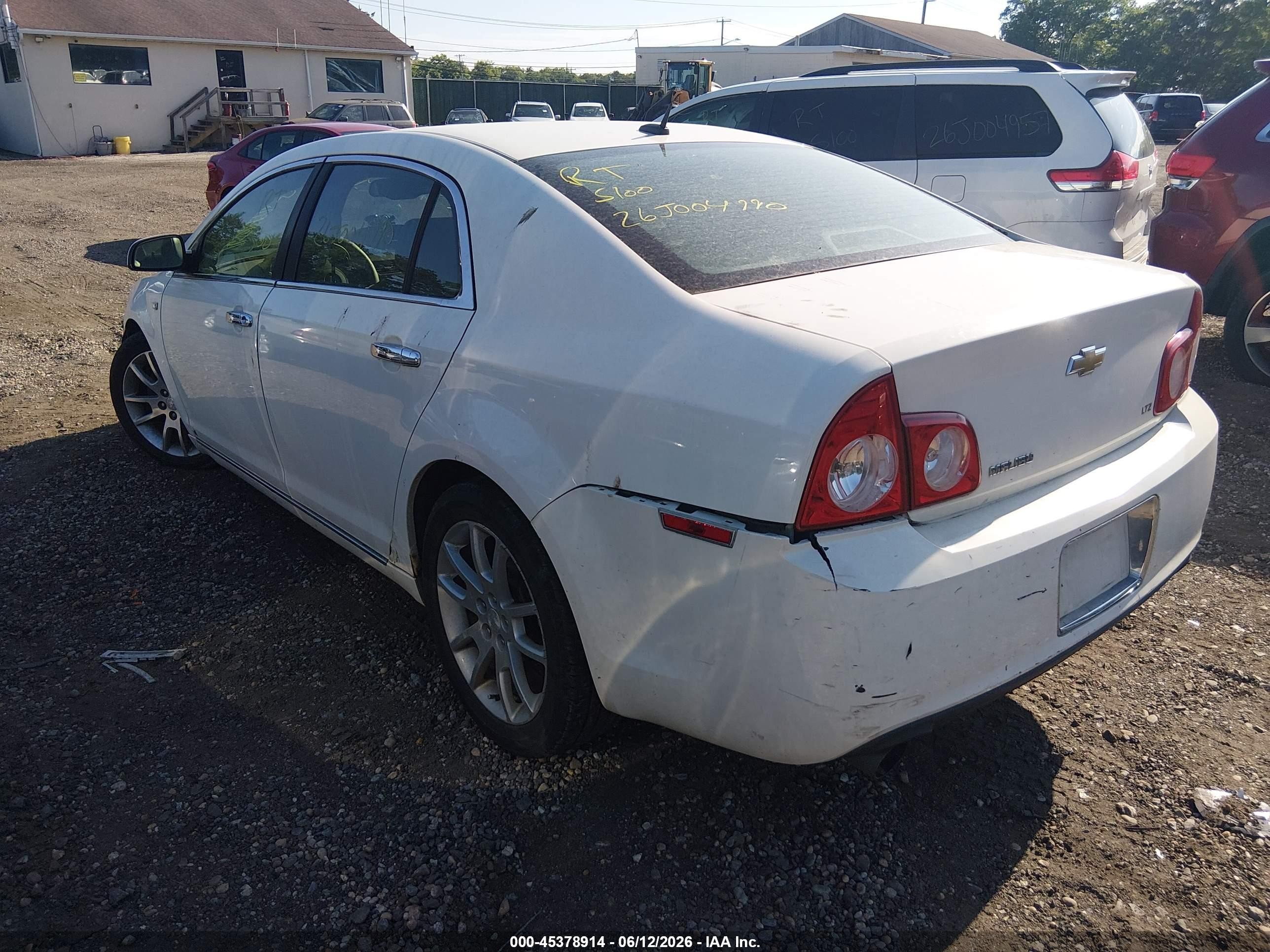 2008 Chevrolet Malibu Ltz White vin: 1G1ZK577084227980