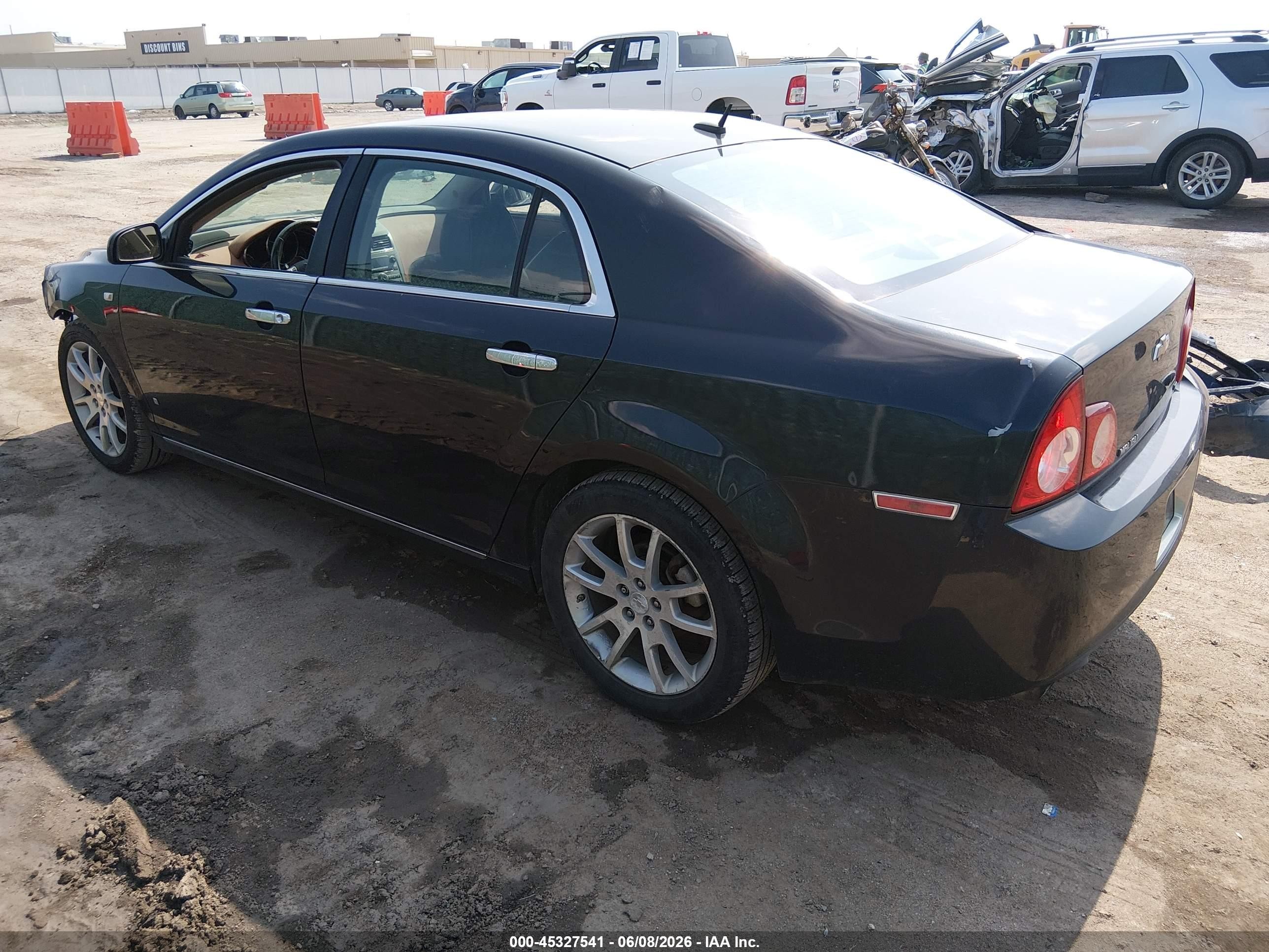 2008 Chevrolet Malibu Ltz Black vin: 1G1ZK577084230541