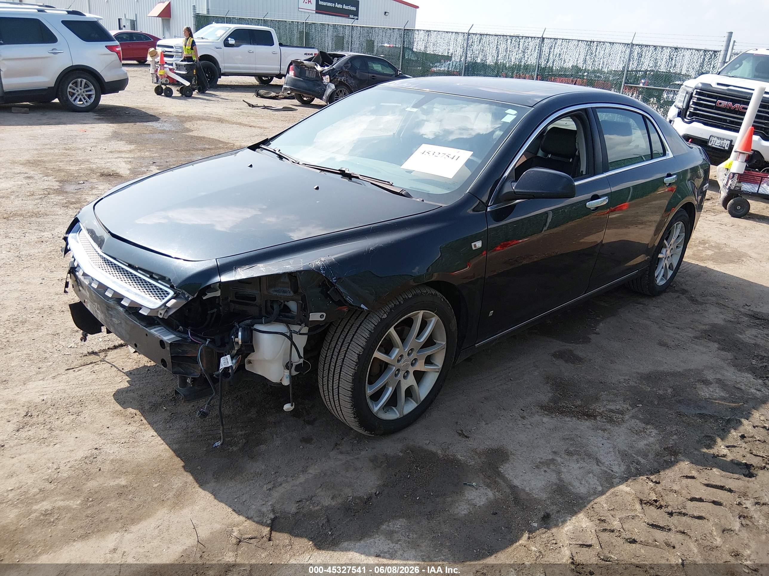 2008 Chevrolet Malibu Ltz Black vin: 1G1ZK577084230541