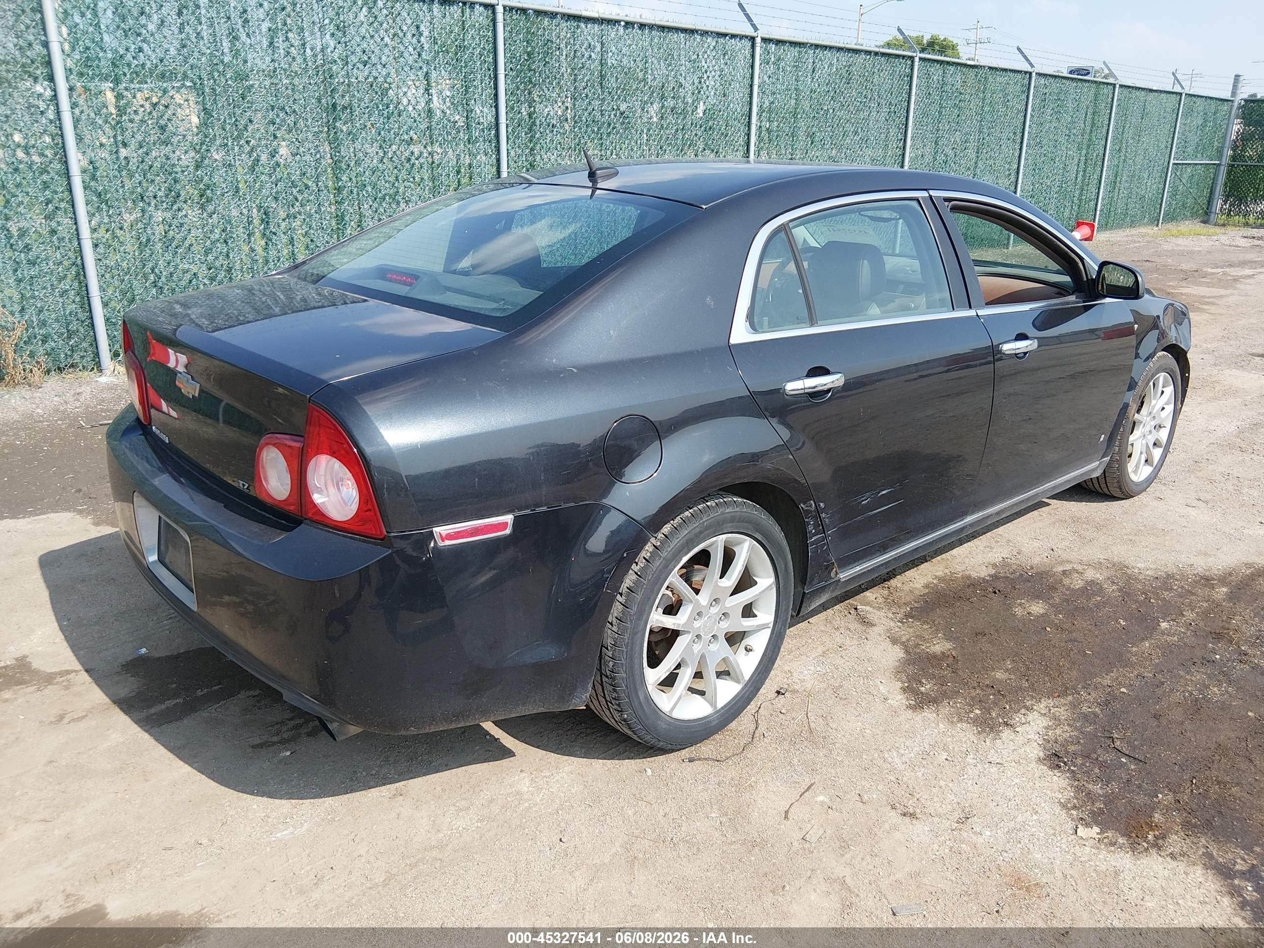 2008 Chevrolet Malibu Ltz Black vin: 1G1ZK577084230541