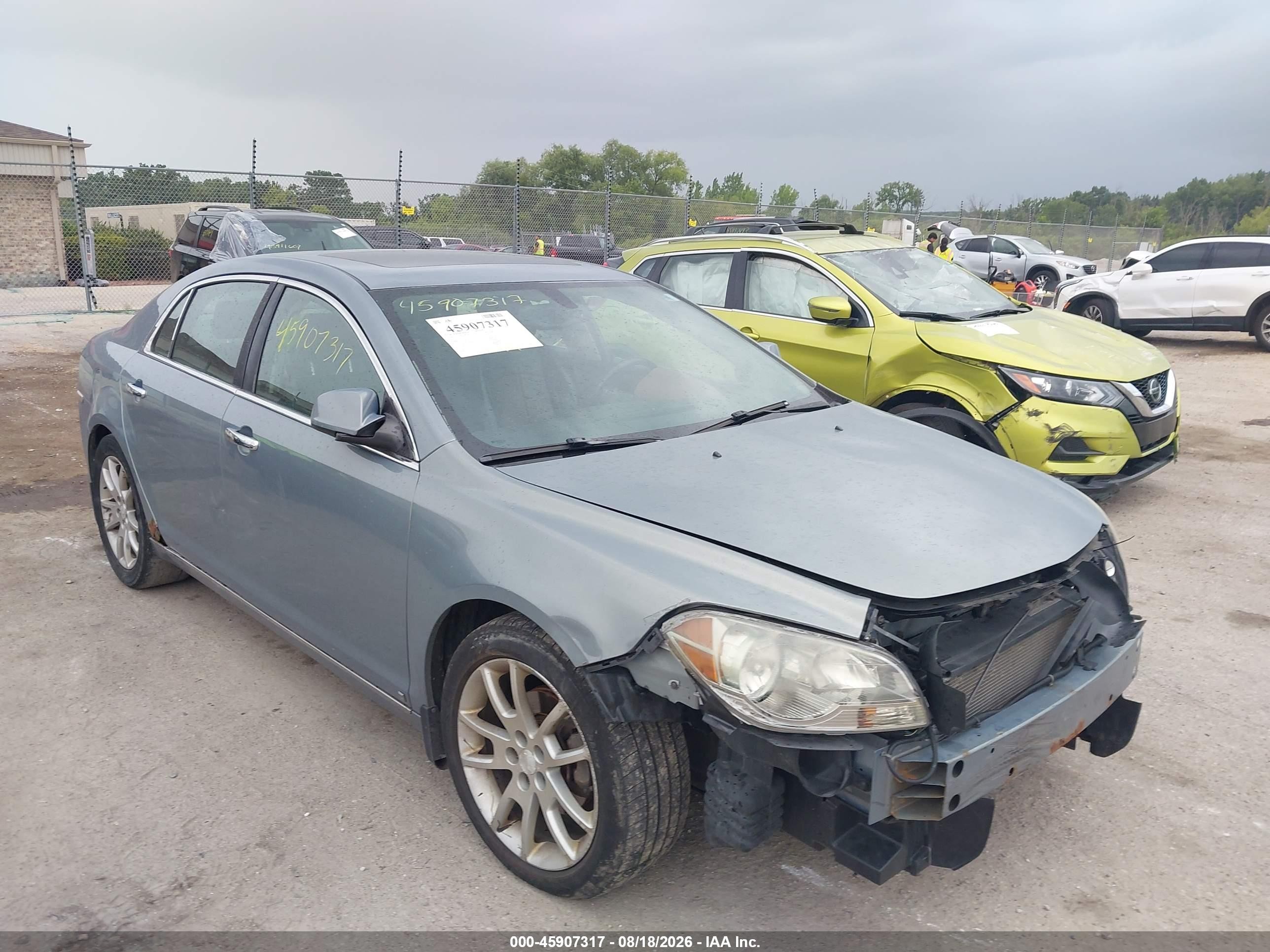 2009 Chevrolet Malibu Ltz Серый vin: 1G1ZK57709F182870
