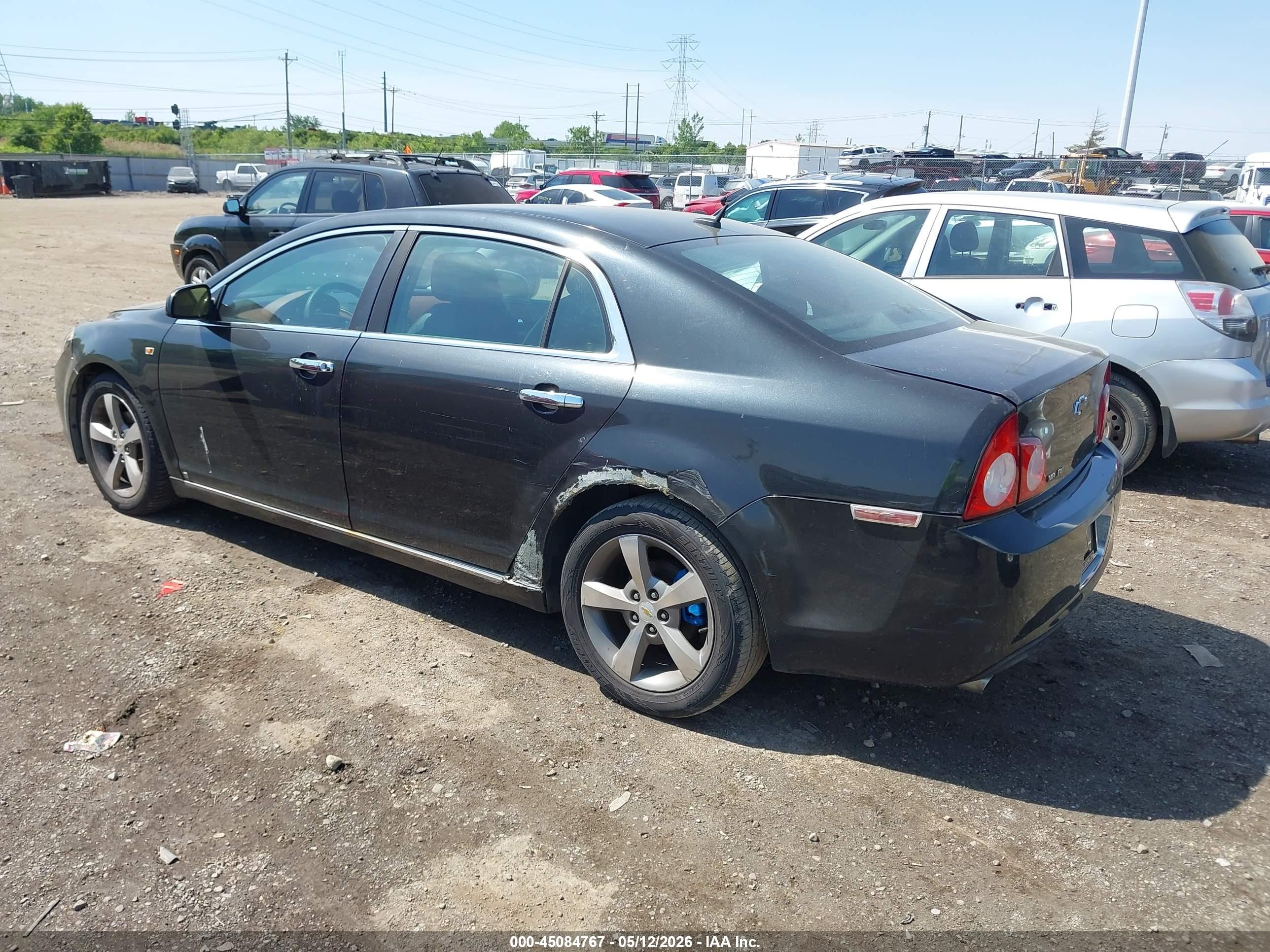 2008 Chevrolet Malibu Ltz Black vin: 1G1ZK57718F181919
