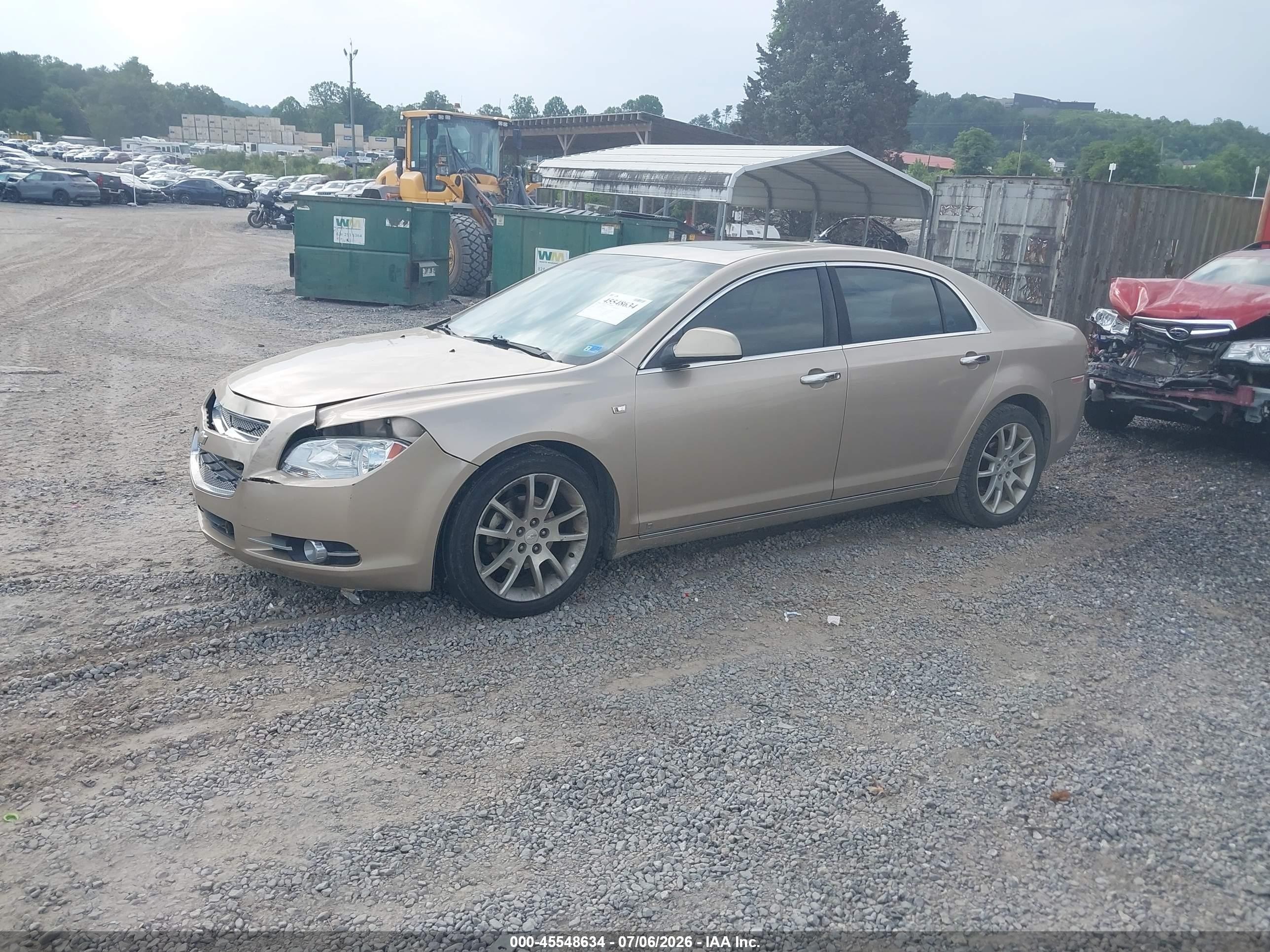 2008 Chevrolet Malibu Ltz Champagne vin: 1G1ZK577384209117