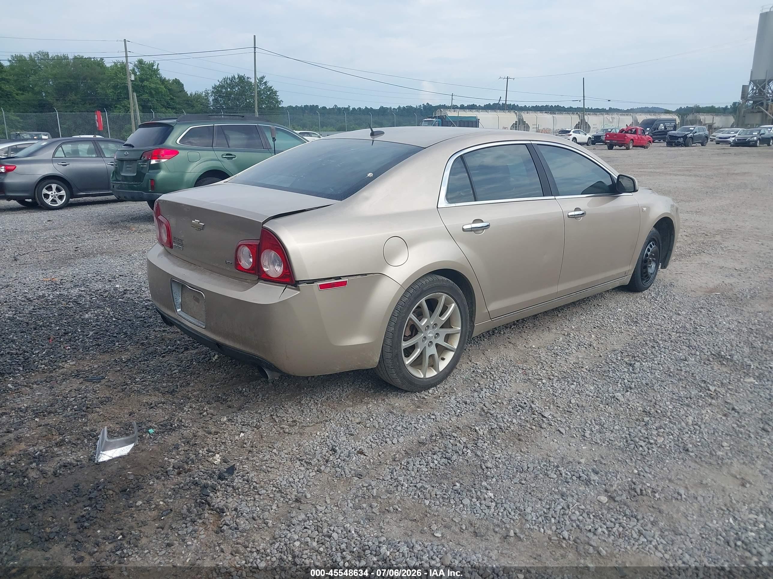 2008 Chevrolet Malibu Ltz Champagne vin: 1G1ZK577384209117