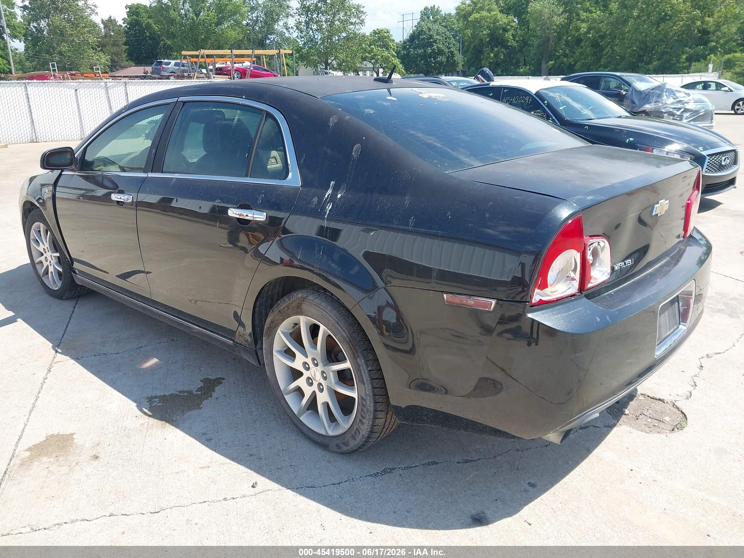 2008 Chevrolet Malibu Ltz Black vin: 1G1ZK577384266711