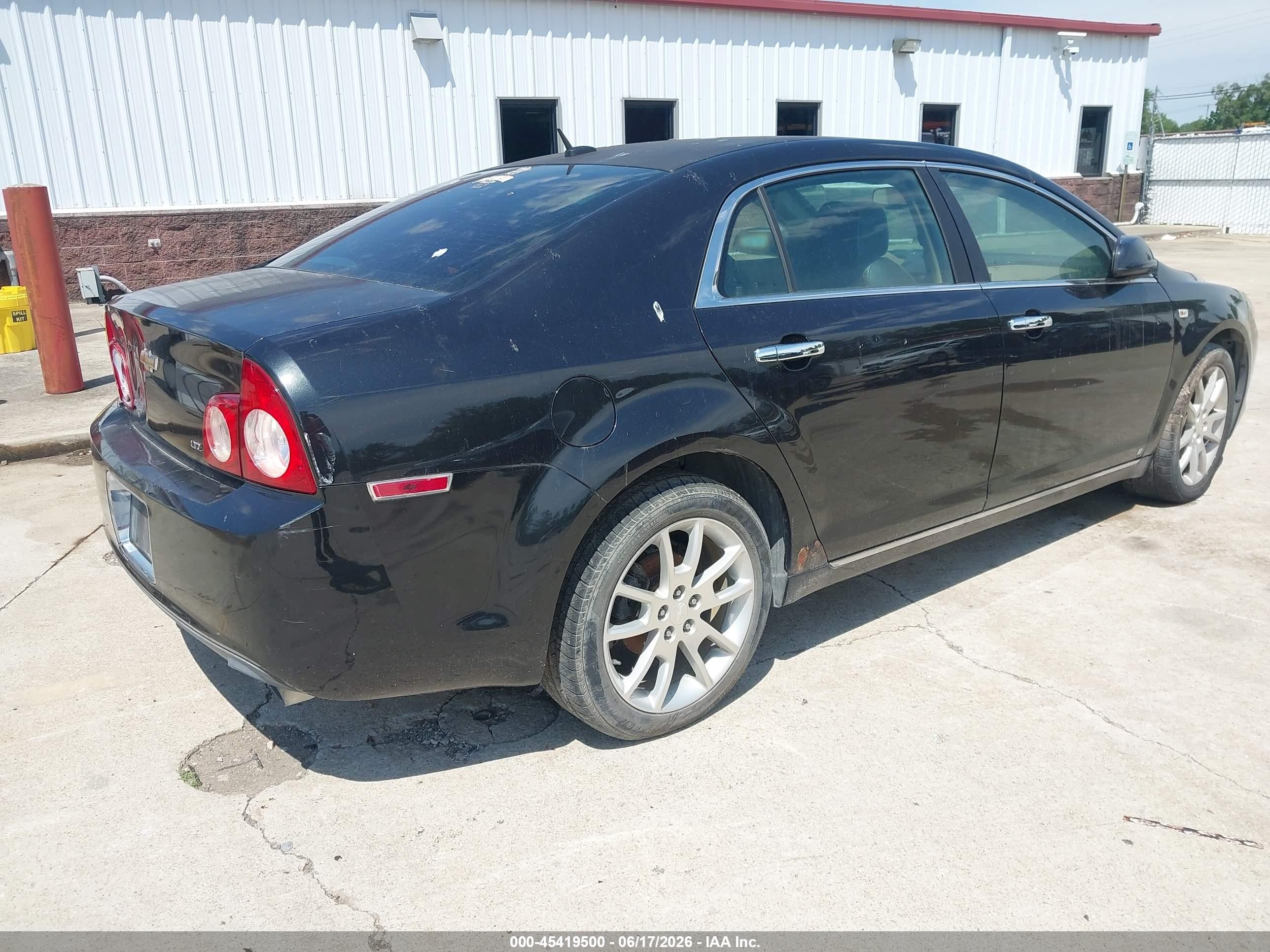 2008 Chevrolet Malibu Ltz Black vin: 1G1ZK577384266711