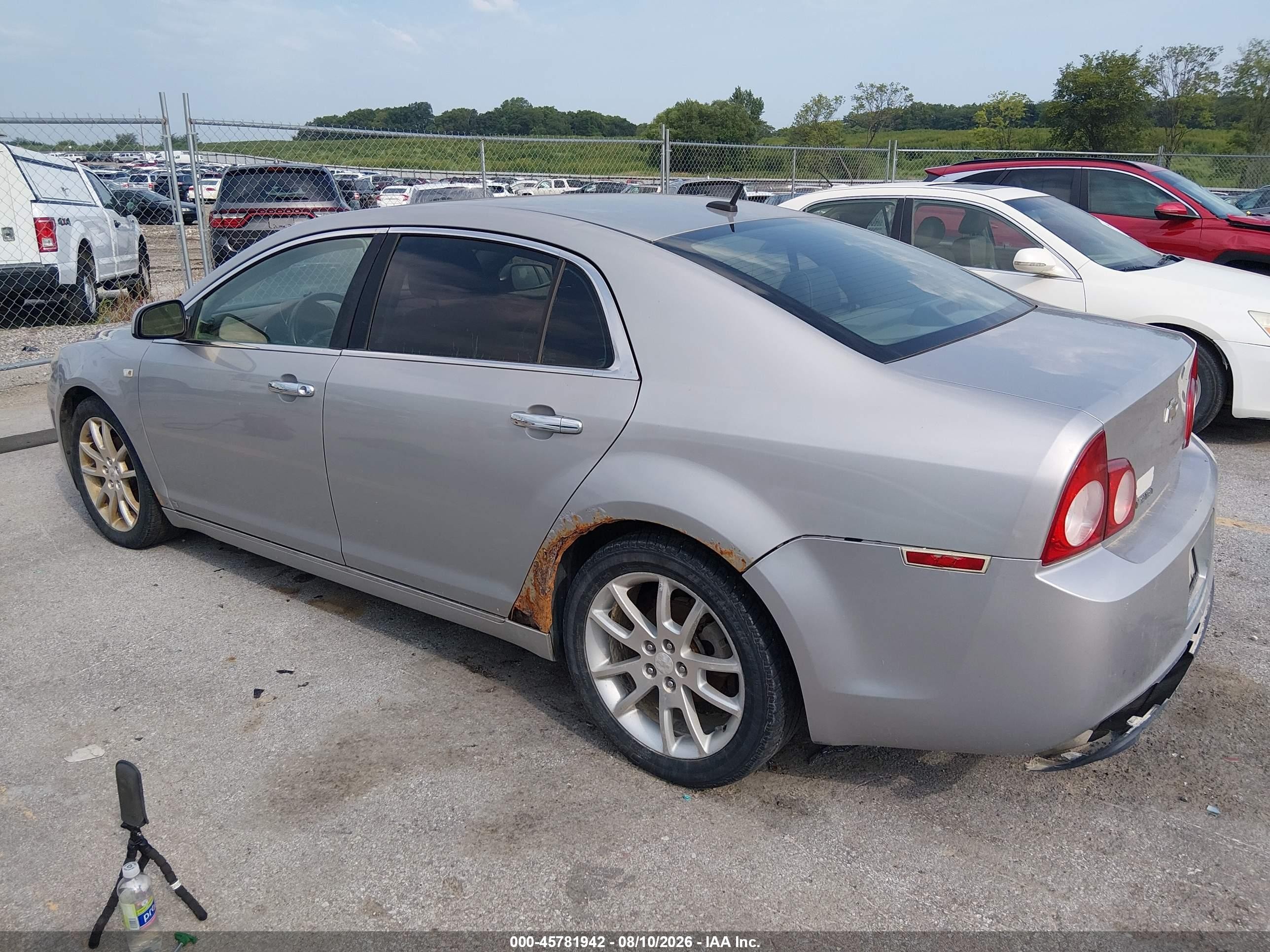 2008 Chevrolet Malibu Ltz Silver vin: 1G1ZK57738F284369