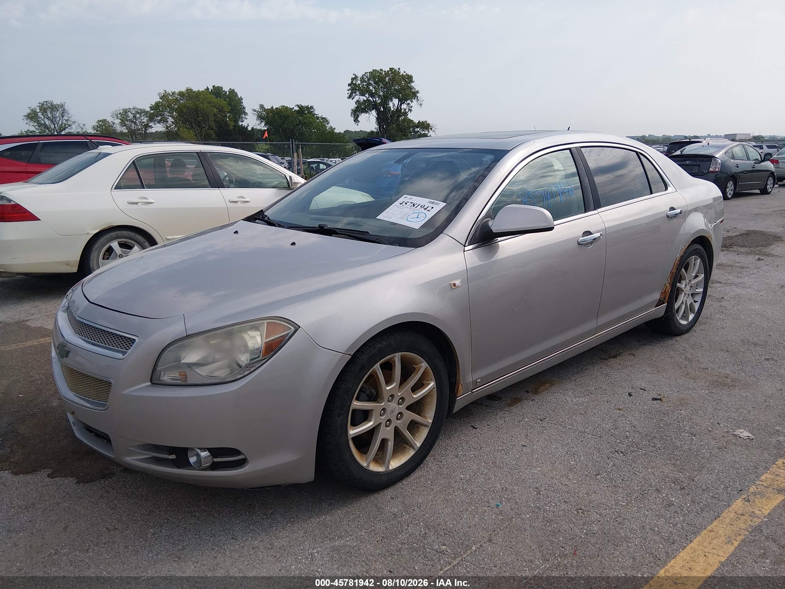 2008 Chevrolet Malibu Ltz Silver vin: 1G1ZK57738F284369