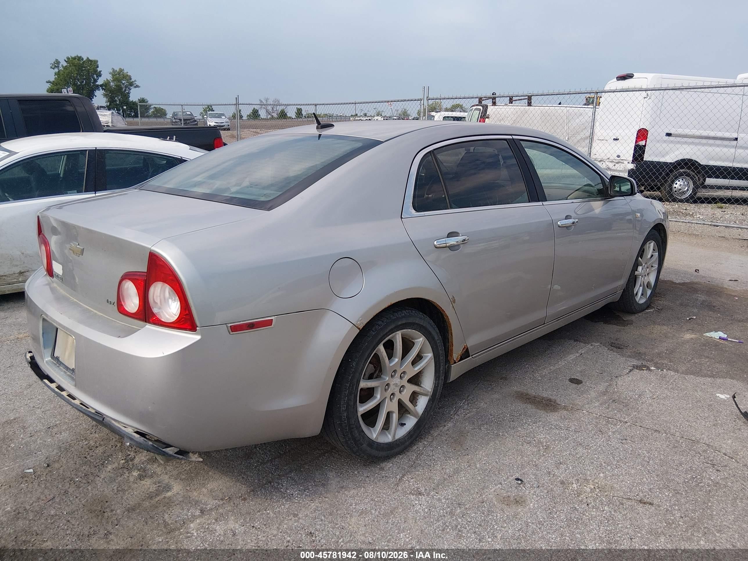 2008 Chevrolet Malibu Ltz Silver vin: 1G1ZK57738F284369