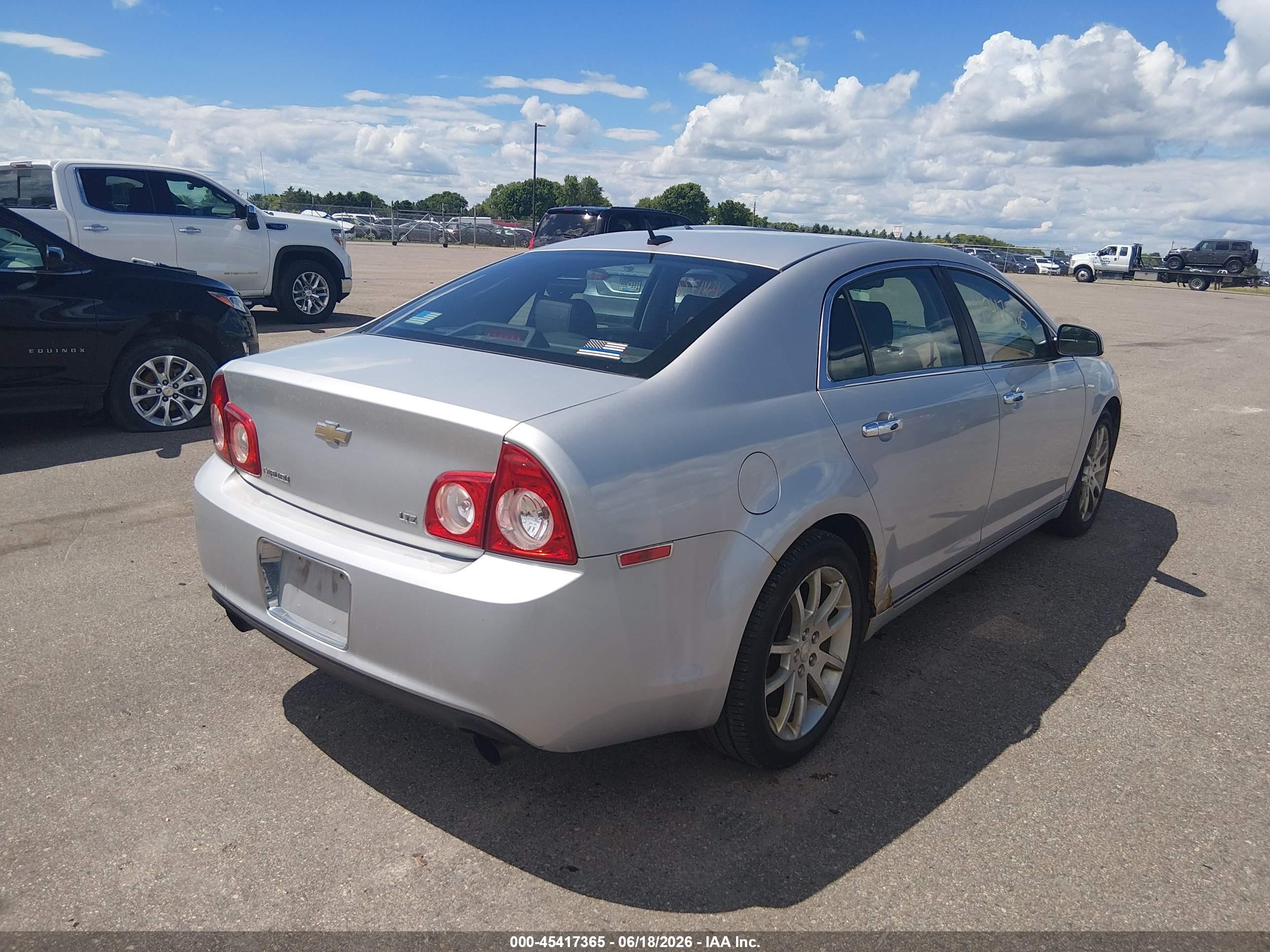 2009 Chevrolet Malibu Ltz Silver vin: 1G1ZK57739F188243
