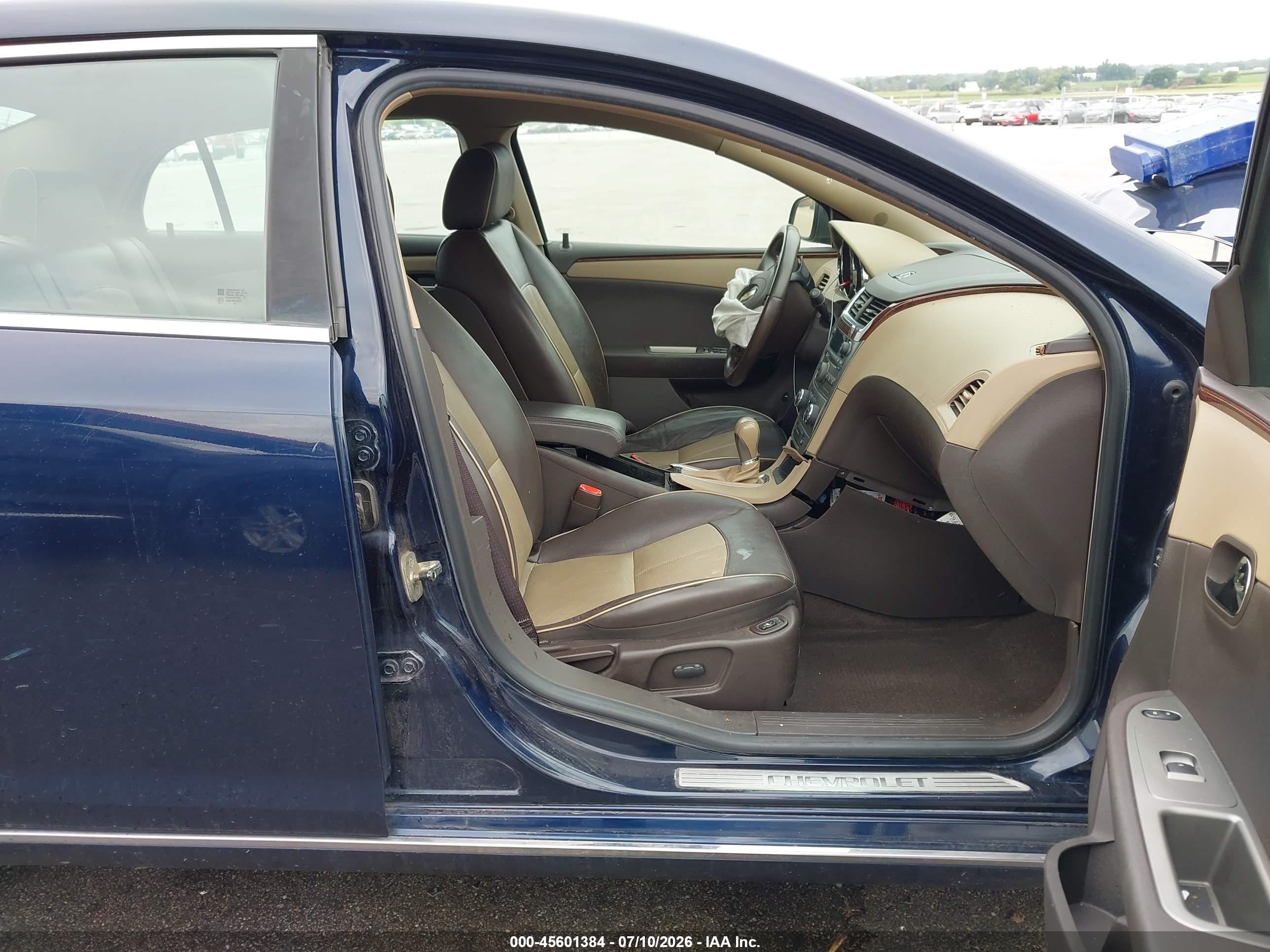 2009 Chevrolet Malibu Ltz Blue vin: 1G1ZK57739F217790