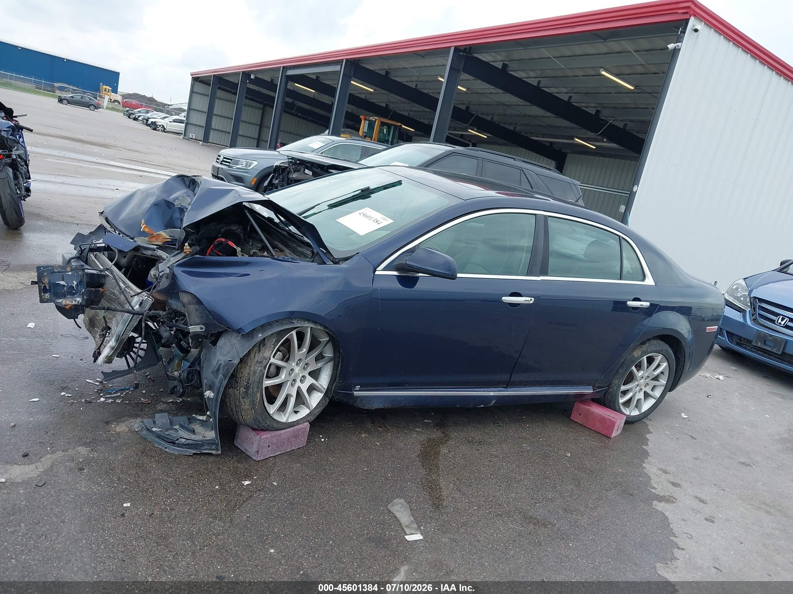 2009 Chevrolet Malibu Ltz Blue vin: 1G1ZK57739F217790