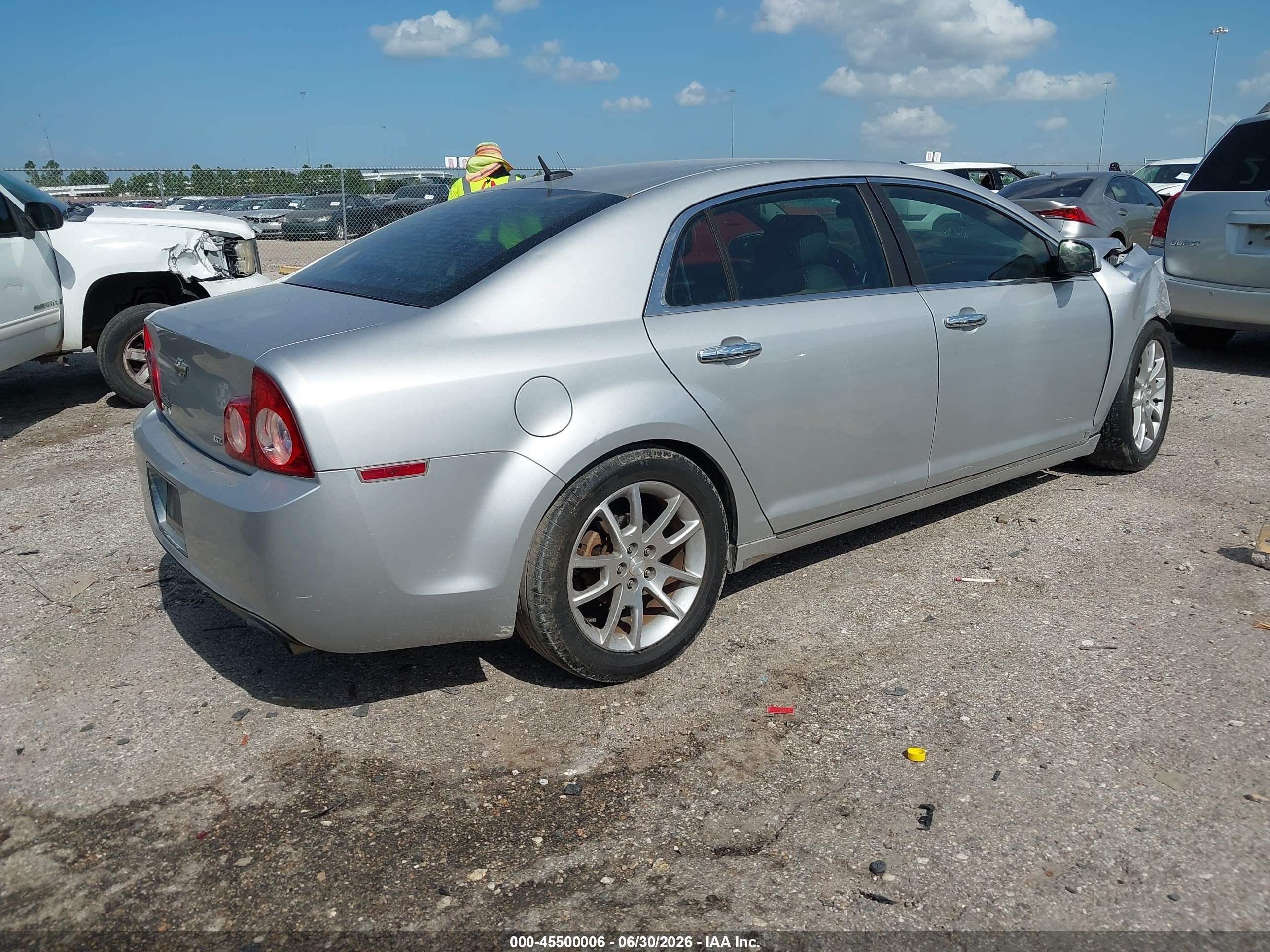 2009 Chevrolet Malibu Ltz Silver vin: 1G1ZK57739F249350
