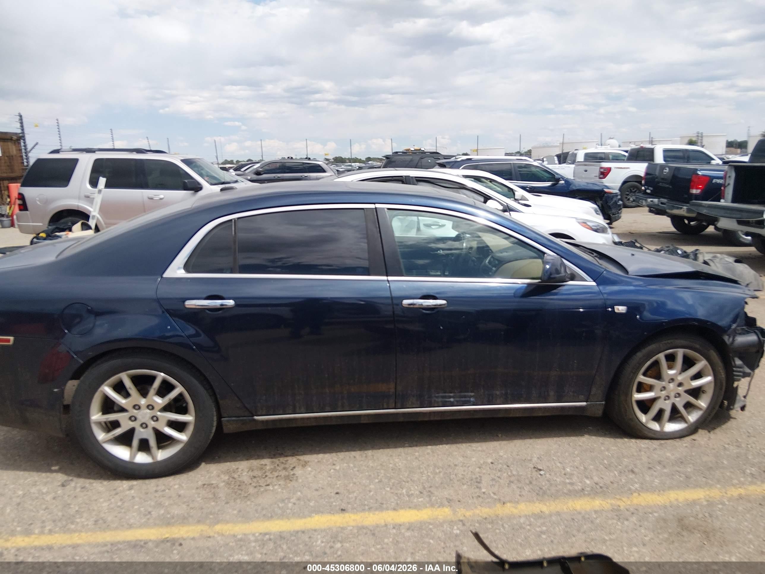 2008 Chevrolet Malibu Ltz Dark Blue vin: 1G1ZK577484268970