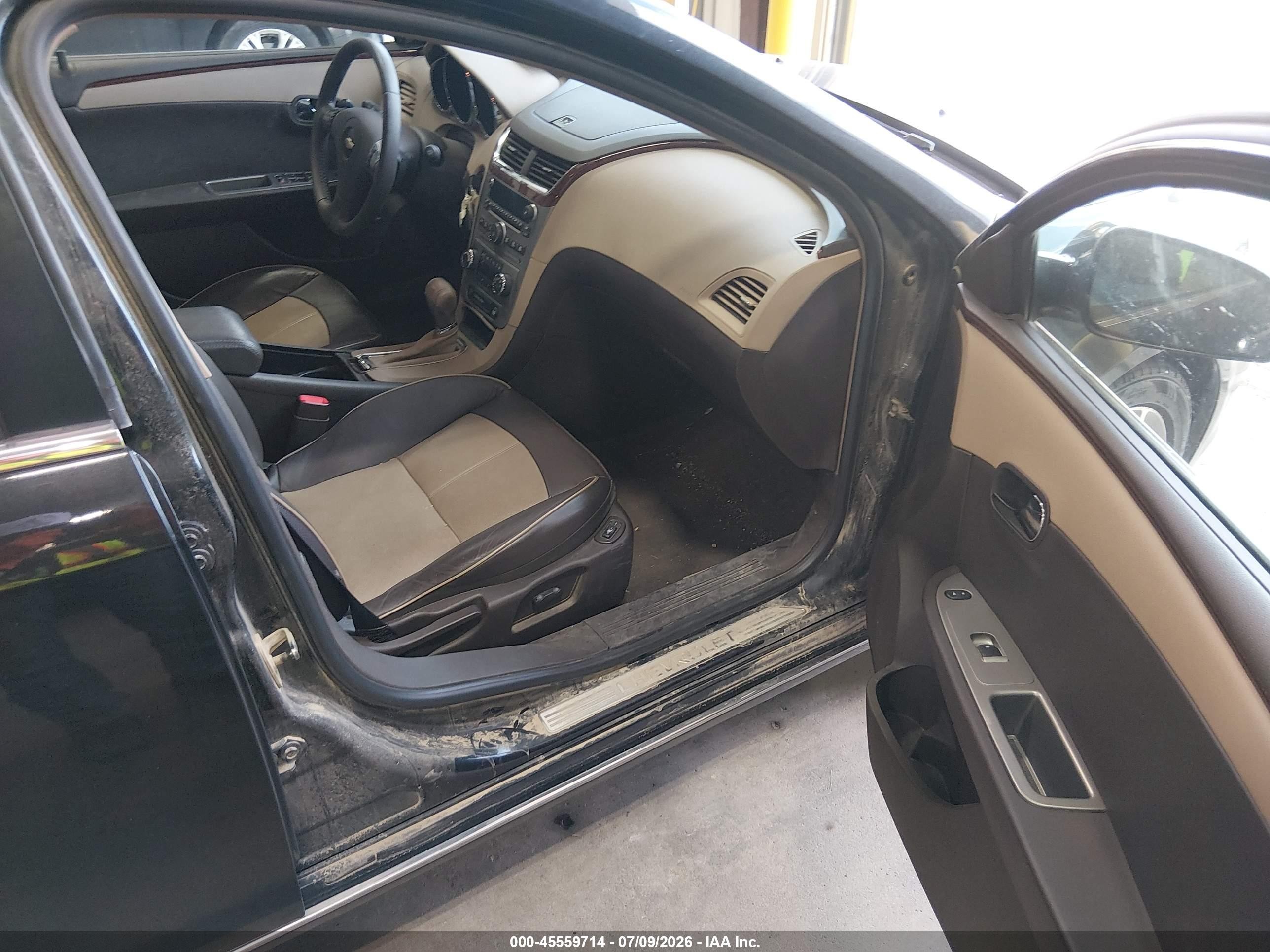 2009 Chevrolet Malibu Ltz Black vin: 1G1ZK577494189638