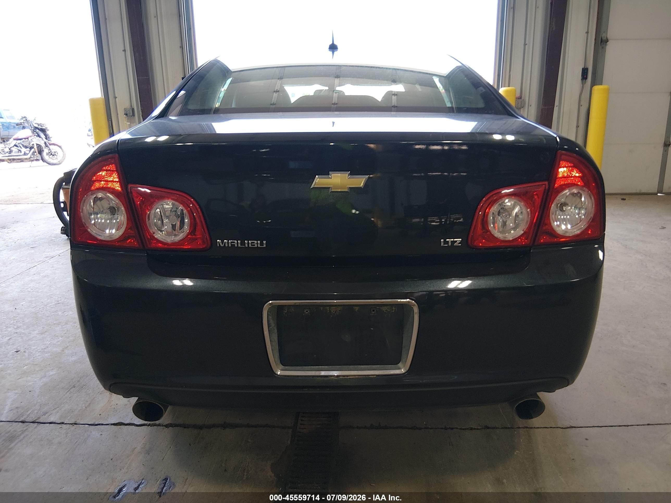 2009 Chevrolet Malibu Ltz Black vin: 1G1ZK577494189638