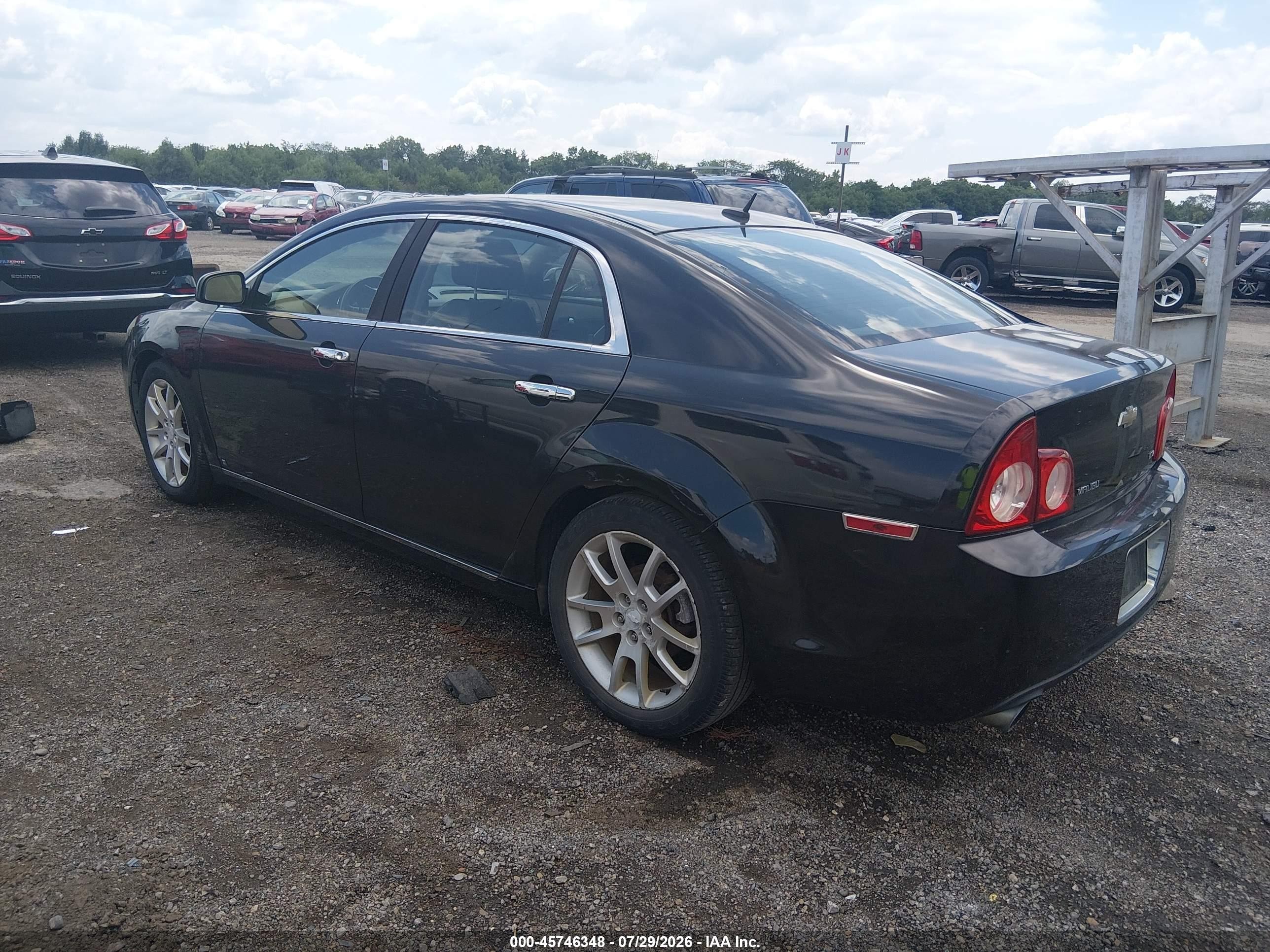 2009 Chevrolet Malibu Ltz Black vin: 1G1ZK577494239941