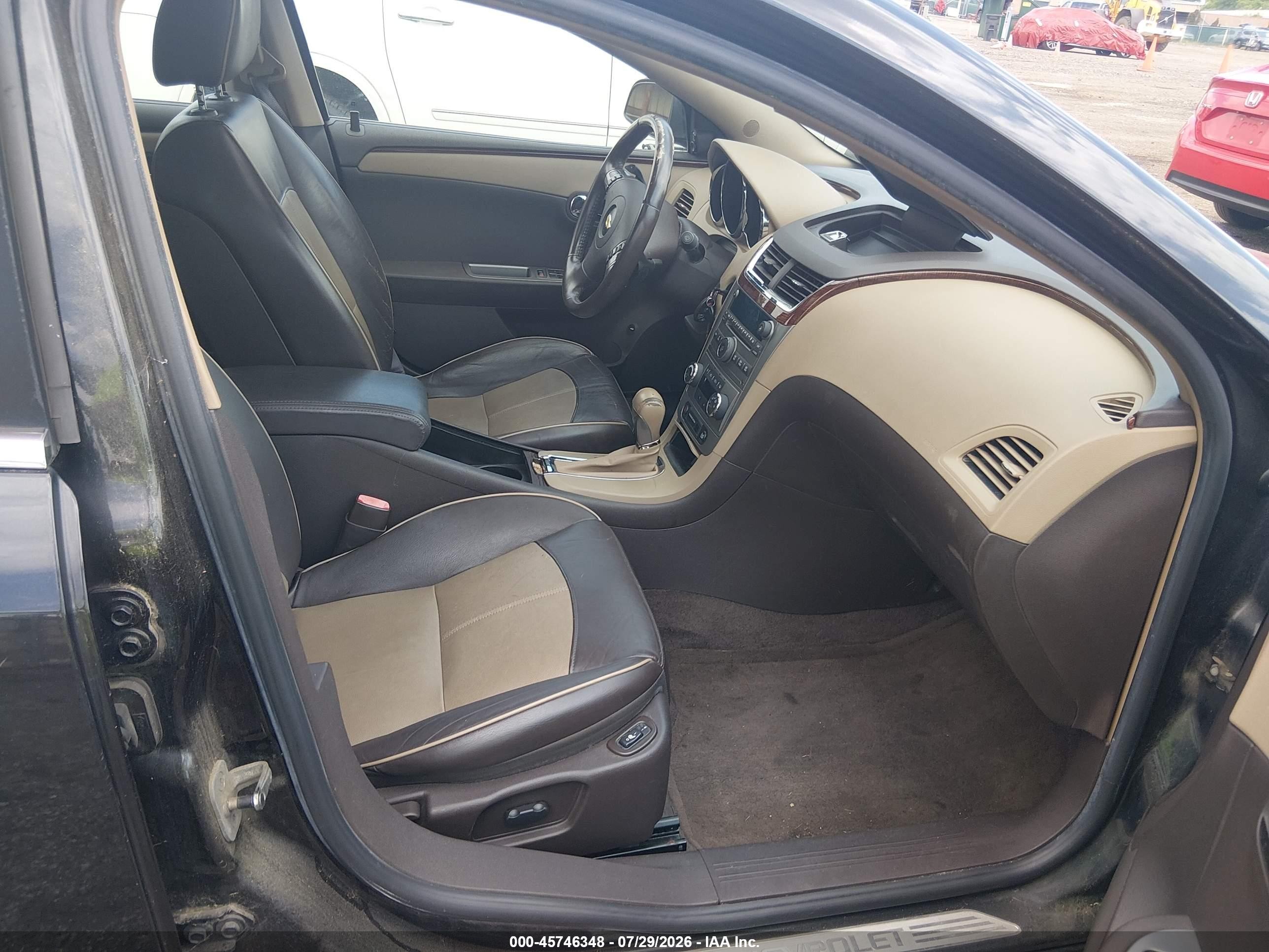 2009 Chevrolet Malibu Ltz Black vin: 1G1ZK577494239941