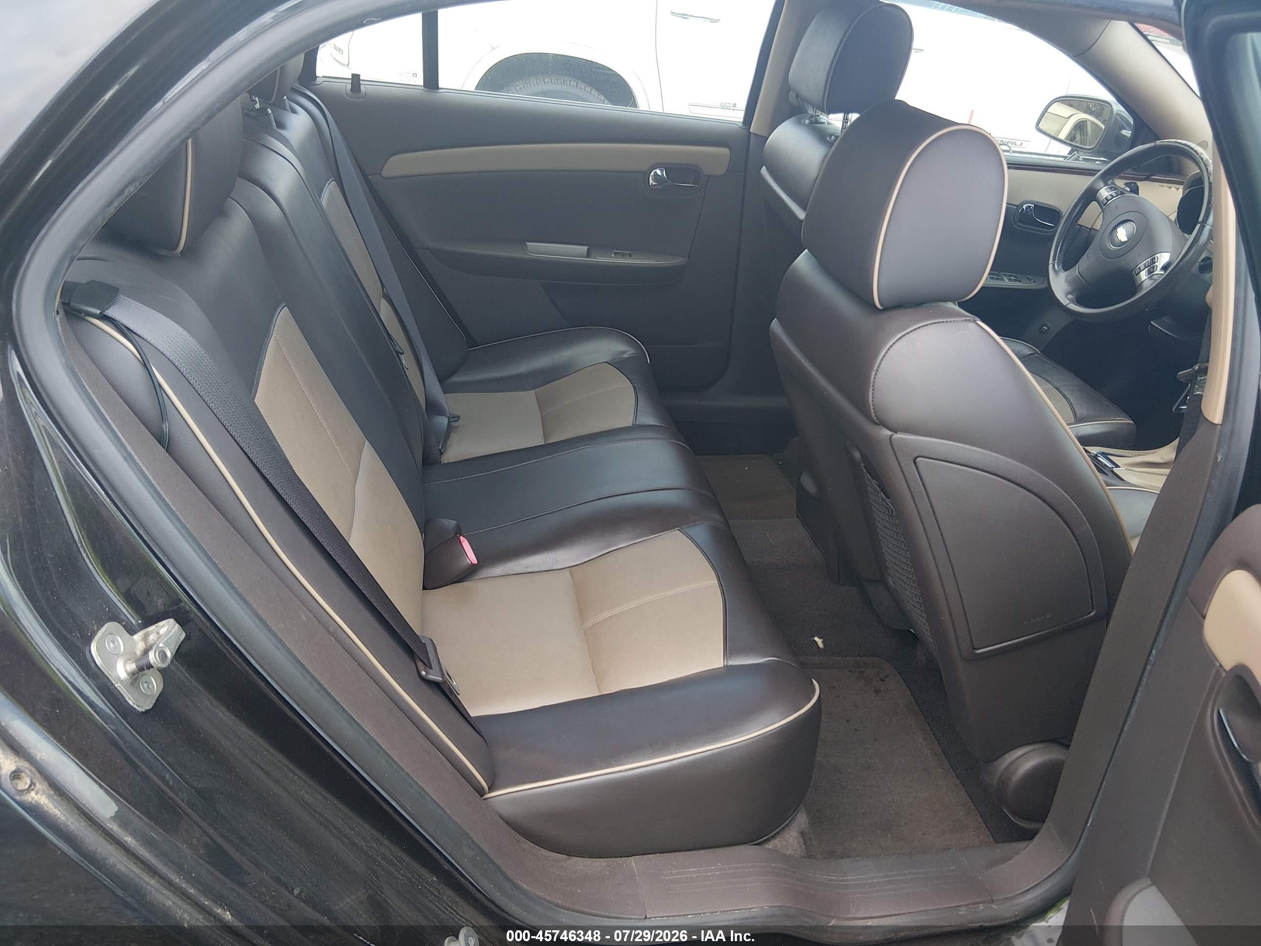 2009 Chevrolet Malibu Ltz Black vin: 1G1ZK577494239941