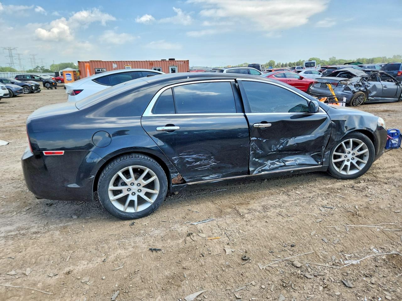 2009 Chevrolet Malibu Ltz Black vin: 1G1ZK57749F226076