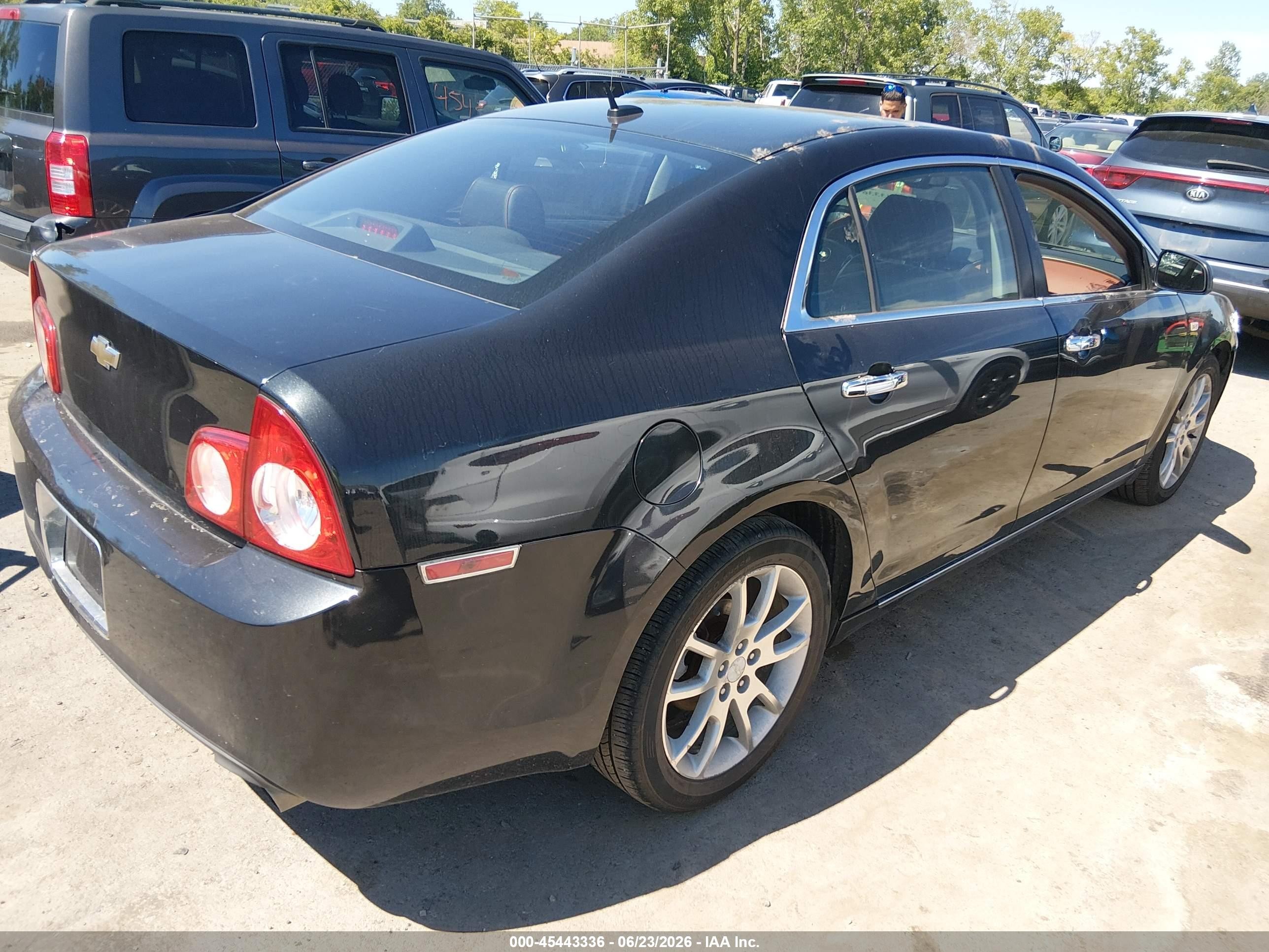 2008 Chevrolet Malibu Ltz Black vin: 1G1ZK57758F213772