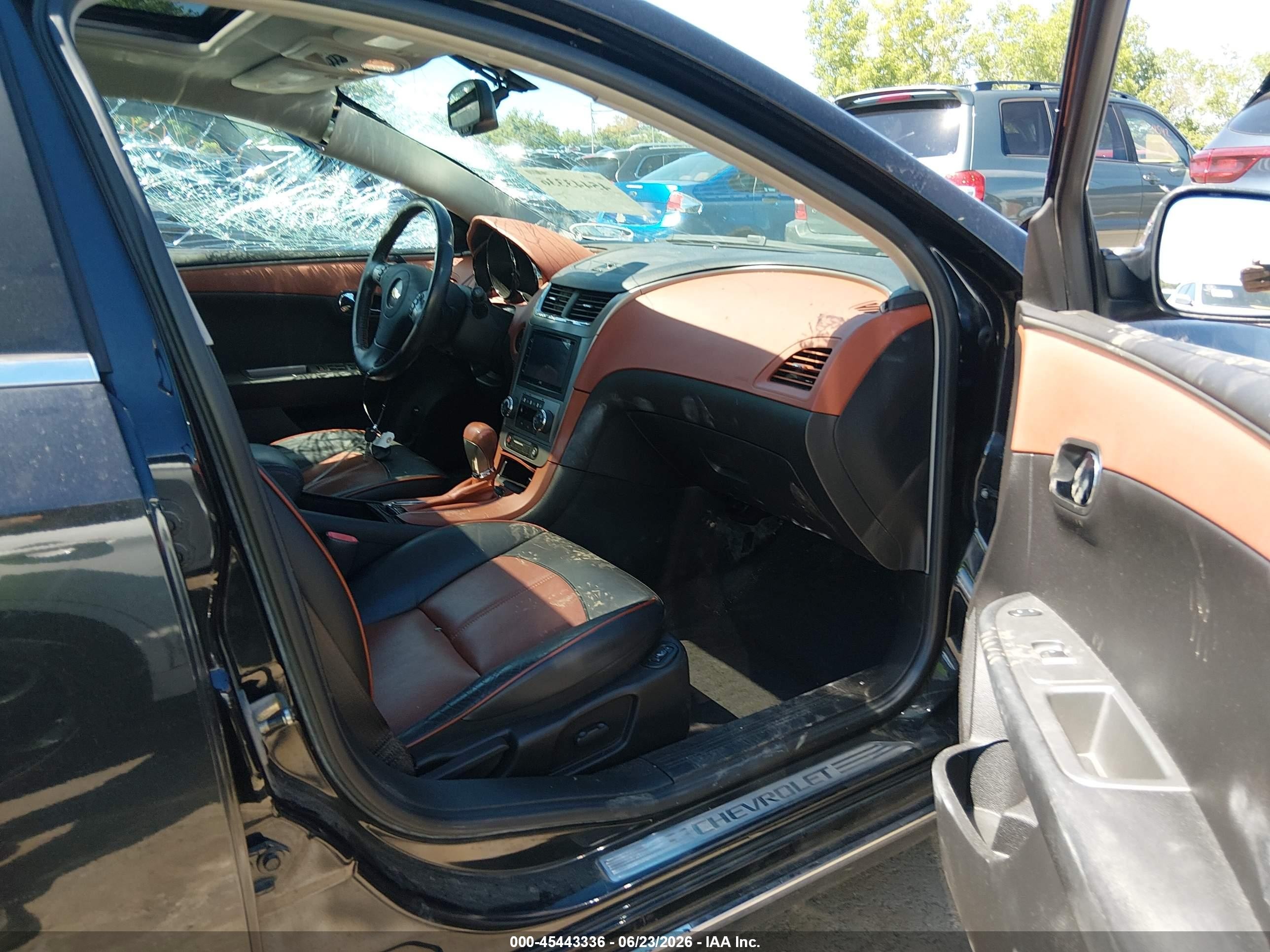 2008 Chevrolet Malibu Ltz Black vin: 1G1ZK57758F213772