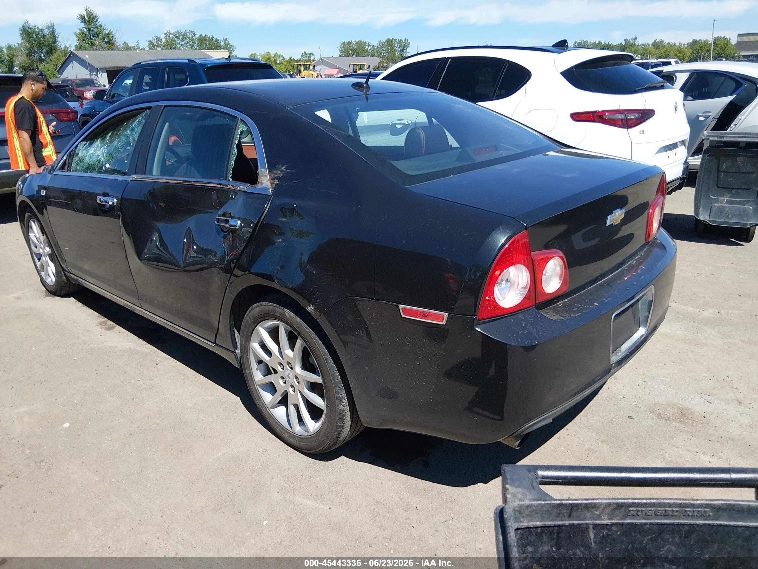 2008 Chevrolet Malibu Ltz Black vin: 1G1ZK57758F213772
