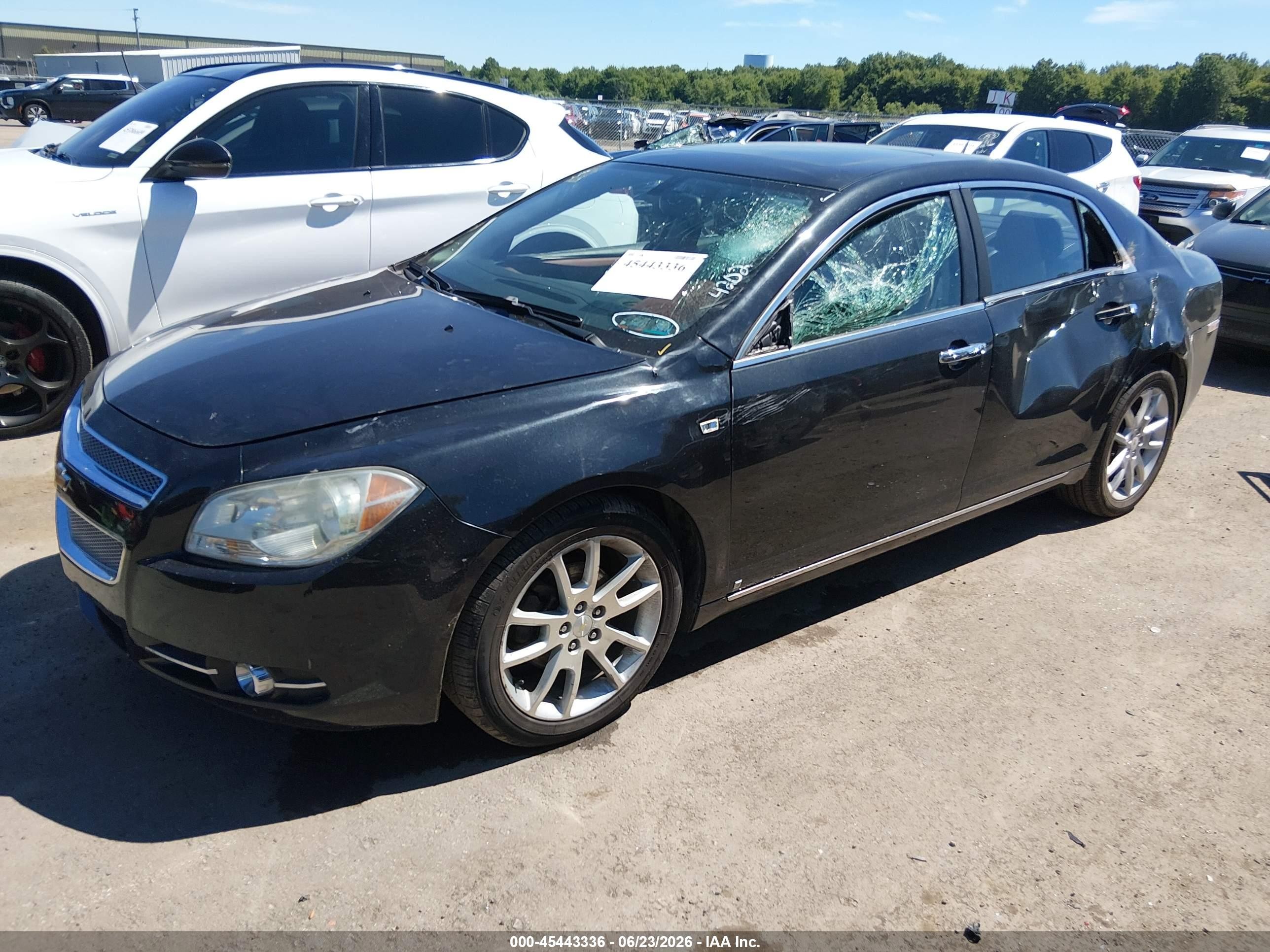 2008 Chevrolet Malibu Ltz Black vin: 1G1ZK57758F213772